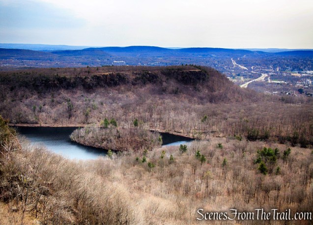 South Mountain and Merimere Reservoir from Castle Craig