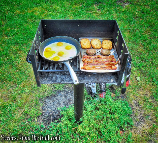 breakfast - Lake Taghkanic State Park 
