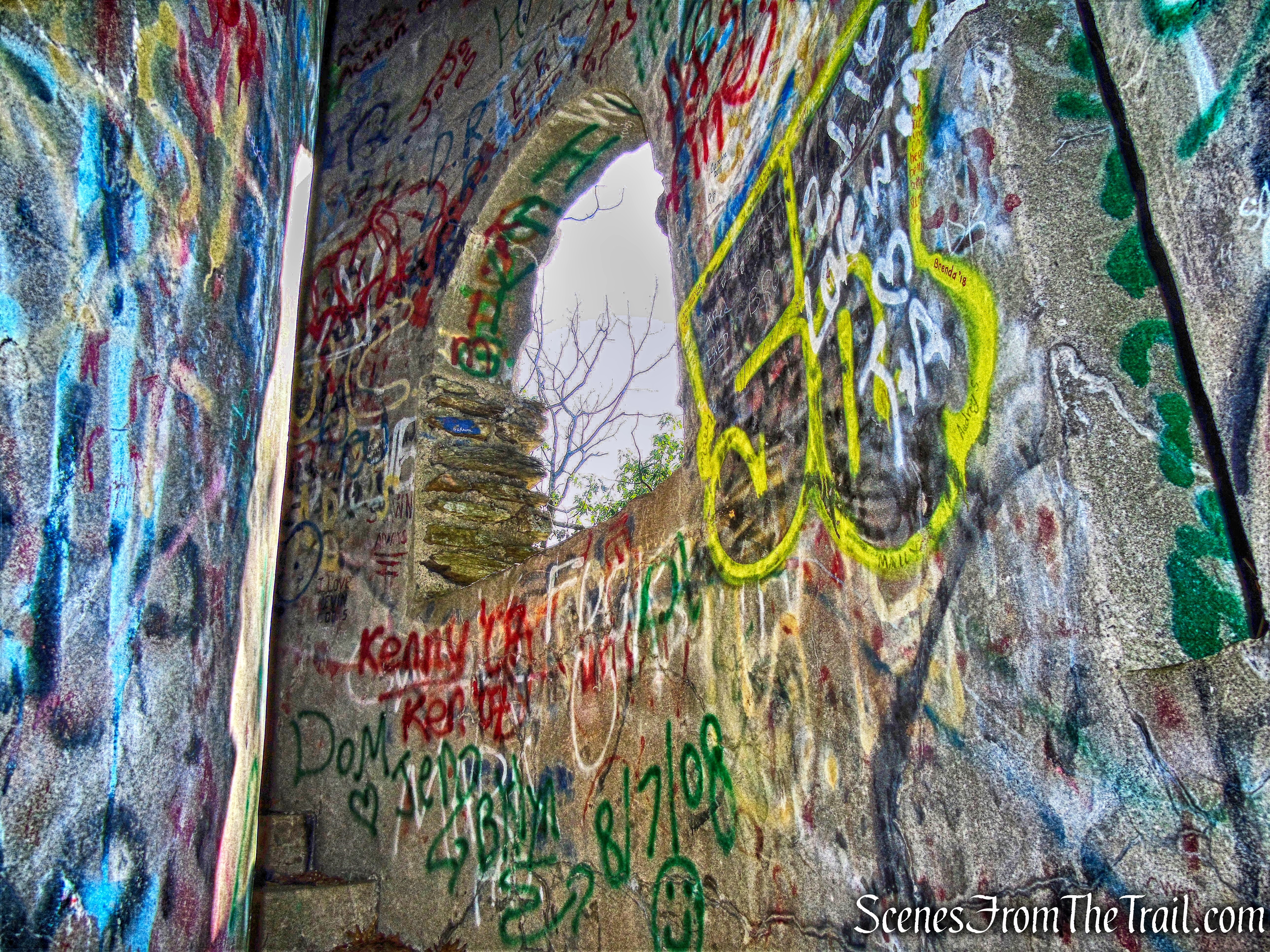 stone water tower - Lake Taghkanic State Park