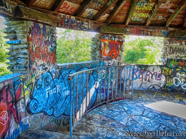 stone water tower - Lake Taghkanic State Park