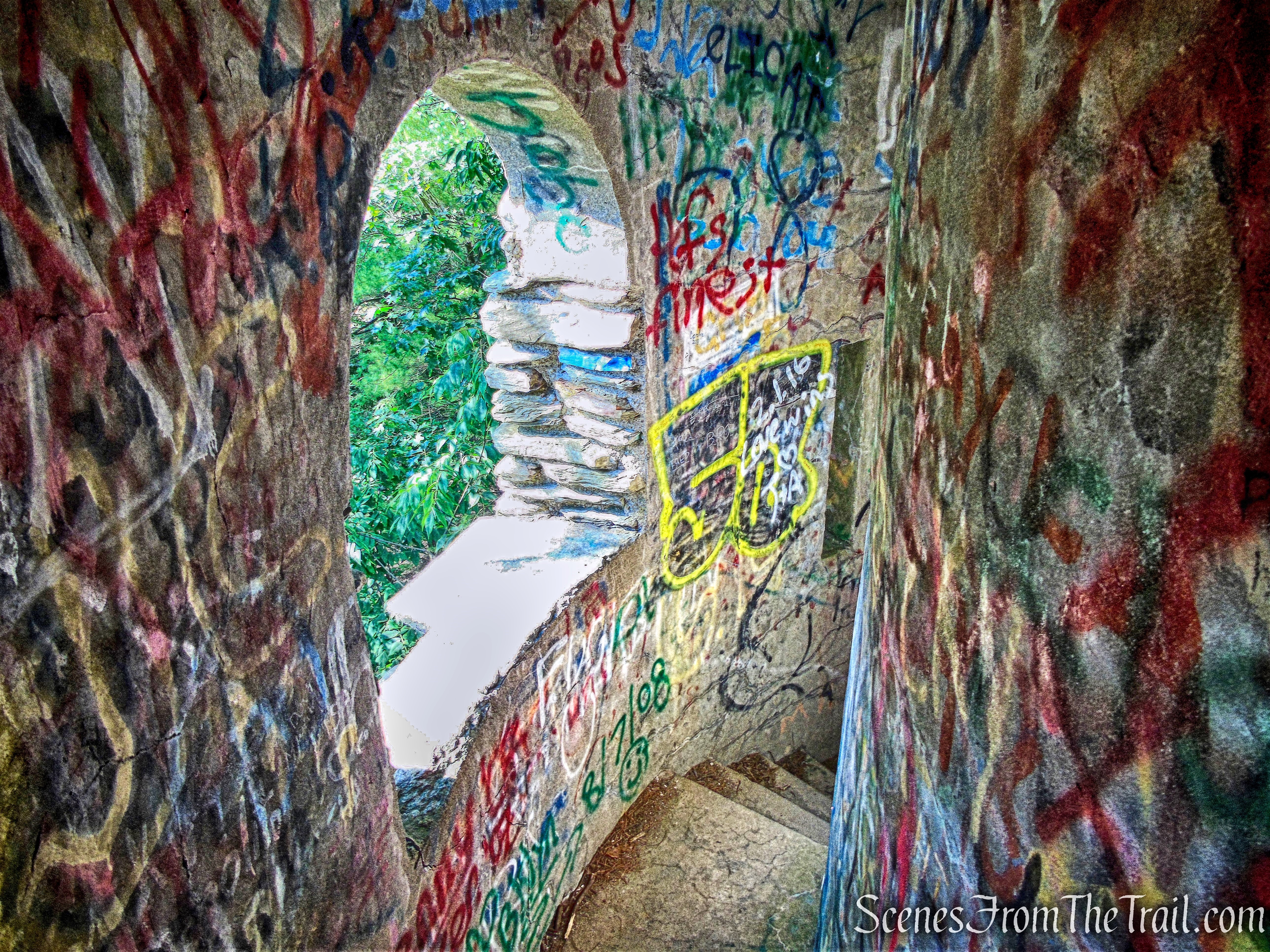 stone water tower - Lake Taghkanic State Park
