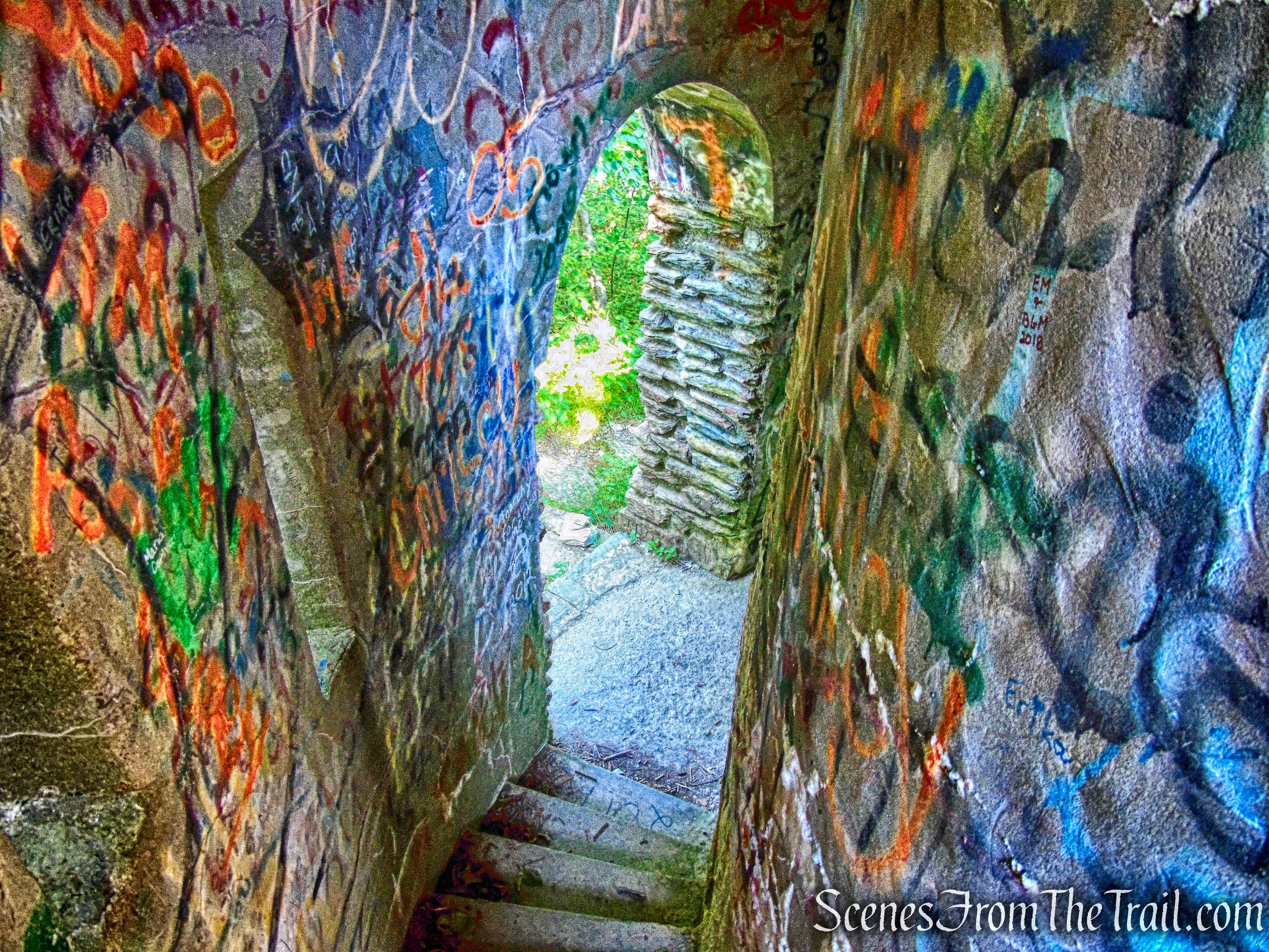 stone water tower - Lake Taghkanic State Park