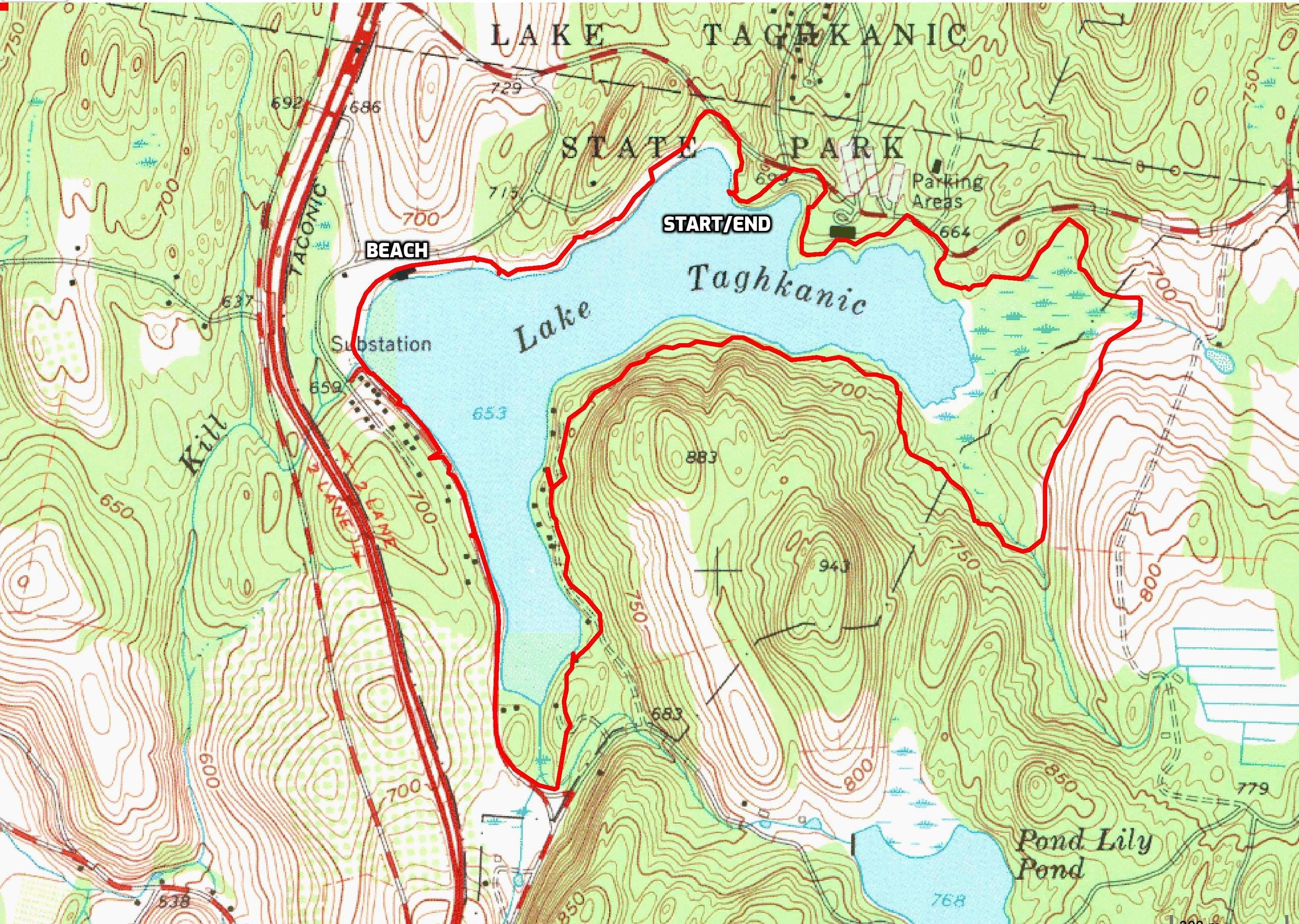 Lakeview Loop - Lake Taghkanic State Park