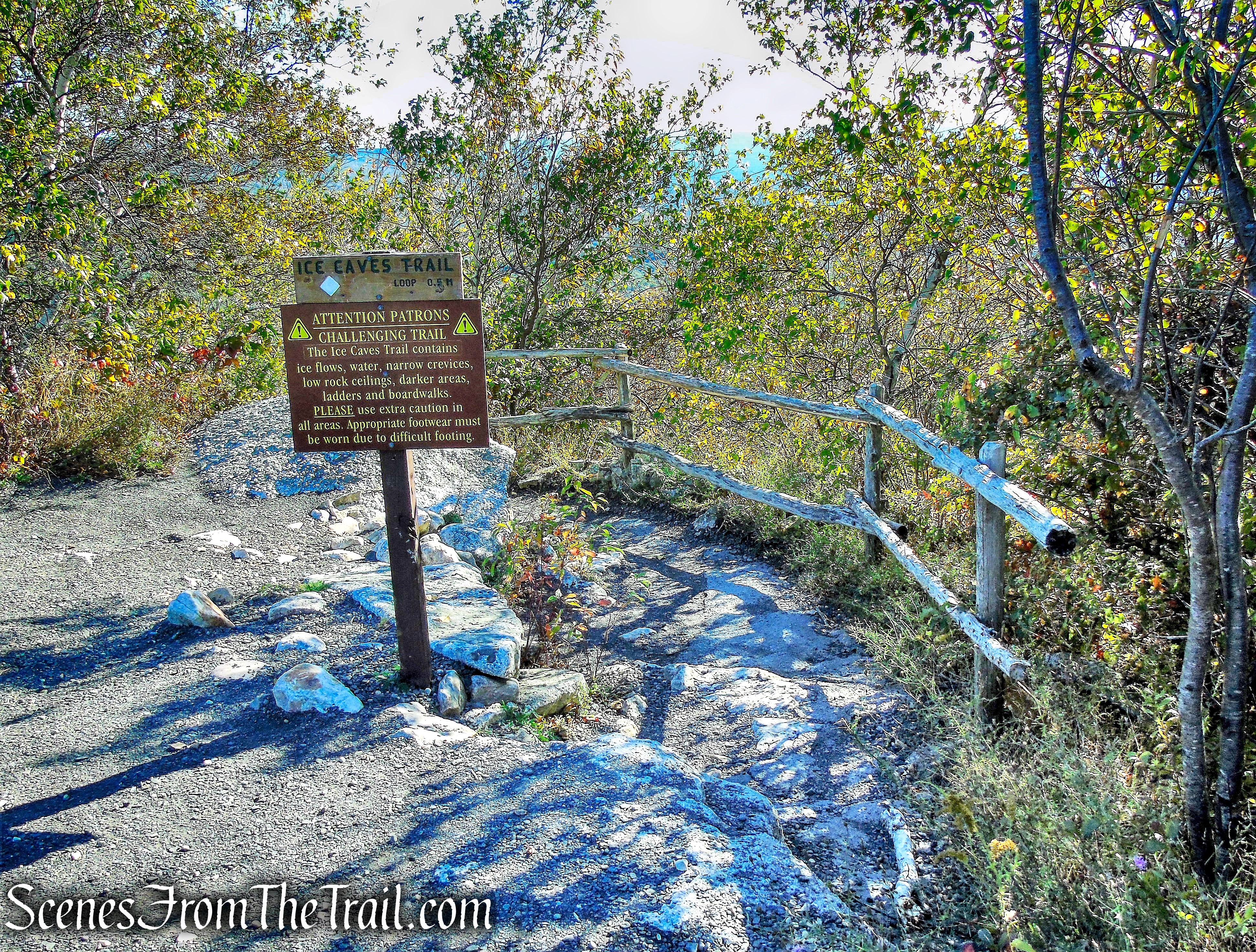 Ice Caves Loop Trail - Sam's Point Preserve