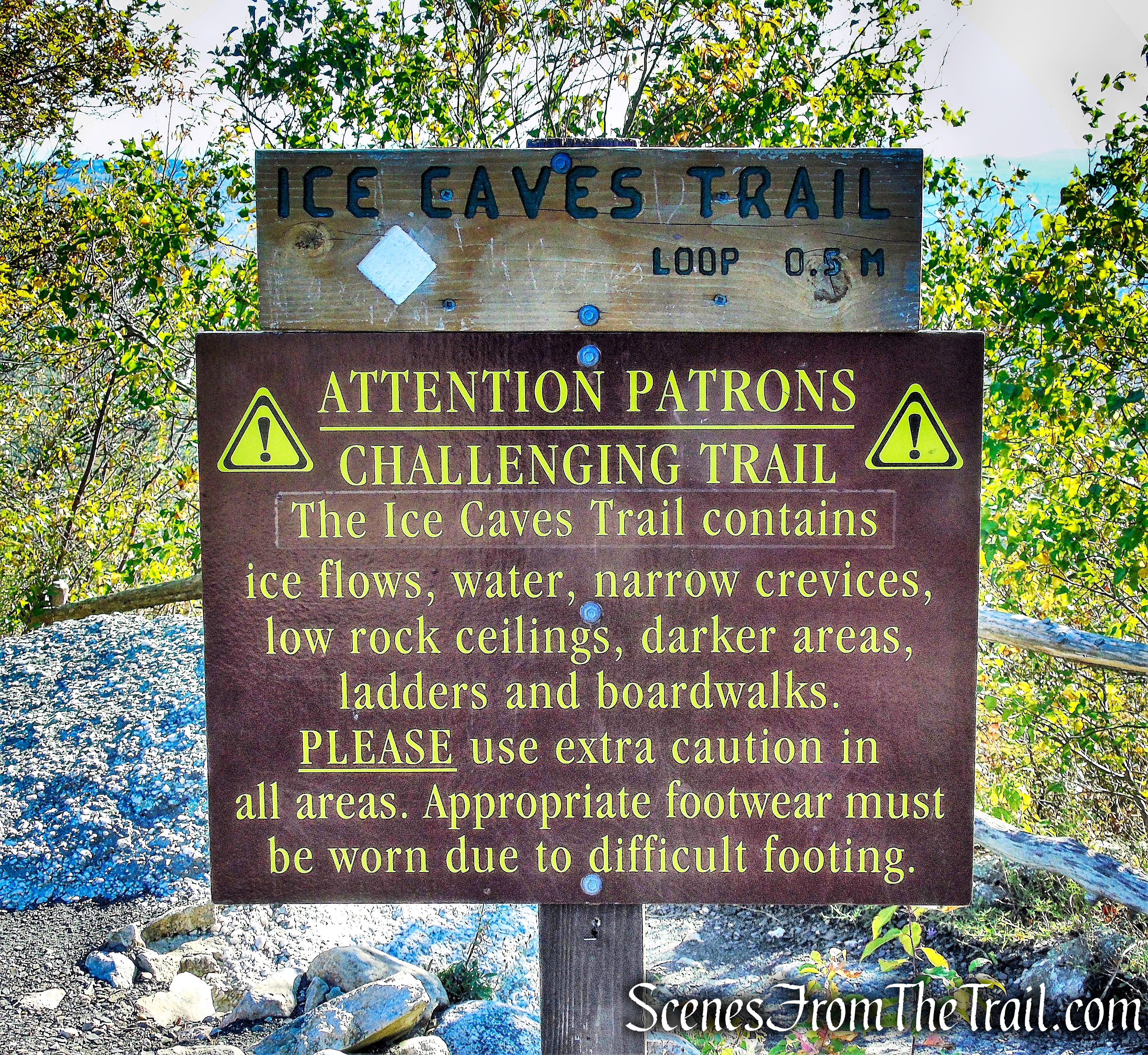 Ice Caves Loop Trail - Sam's Point Preserve