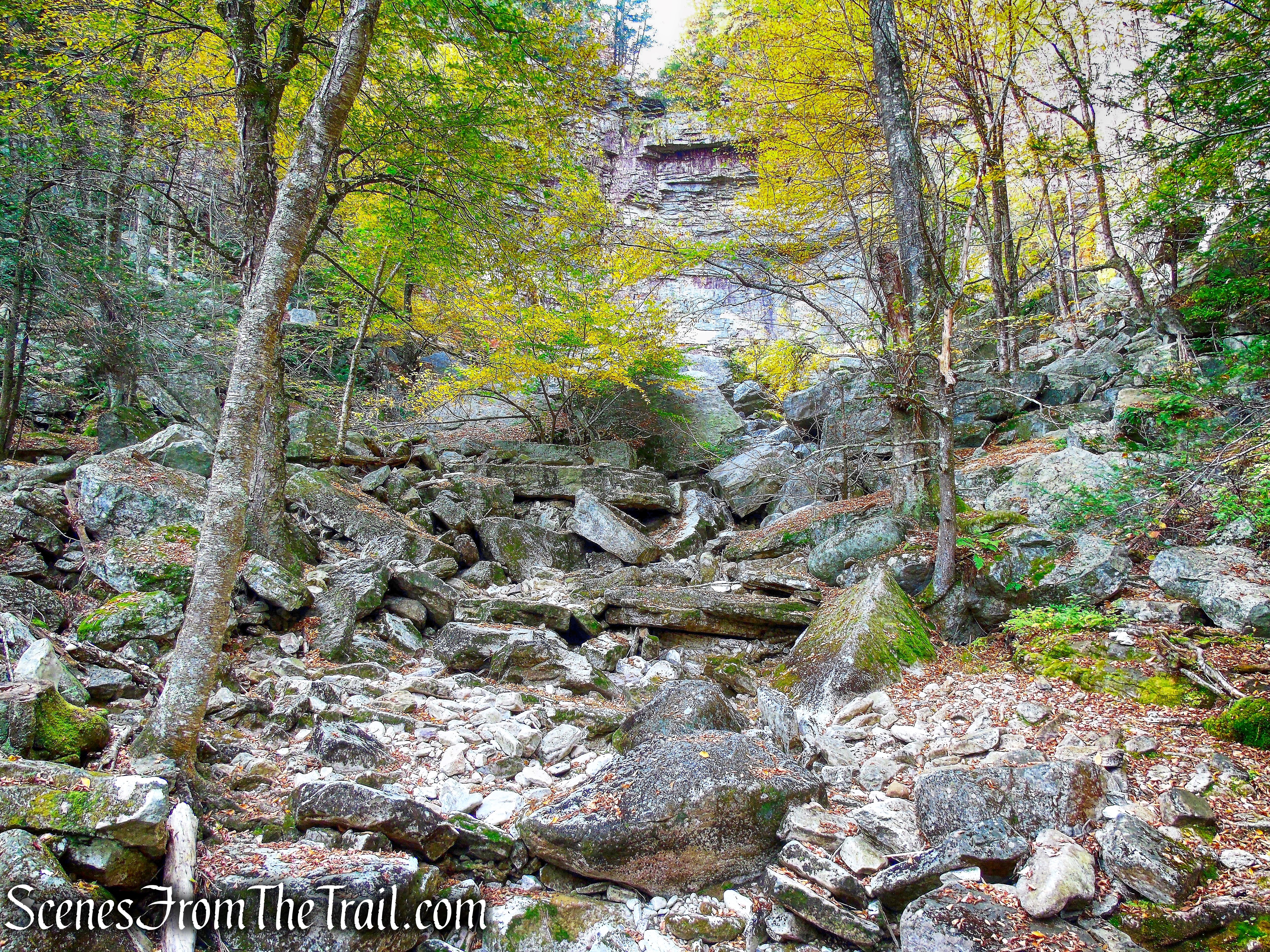 a dry Stony Kill - Stony Kill Footpath - Minnewaska State Park Preserve