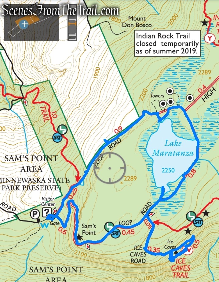 Ice Caves & Lake Maratanza Loop - Sam's Point