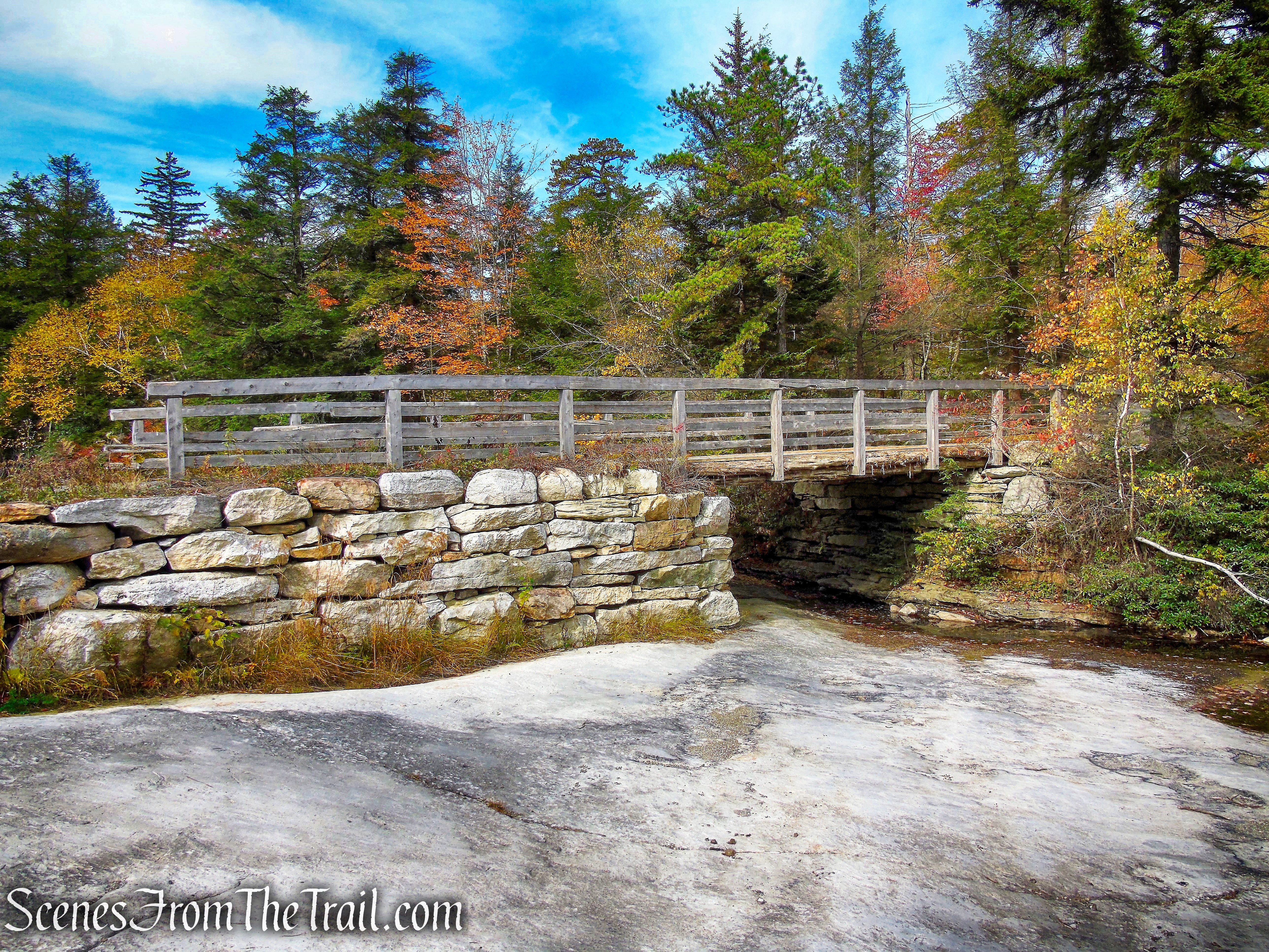 bridge over Fly Brook on the Smiley Carriage Road - Minnewaska State Park Preserve