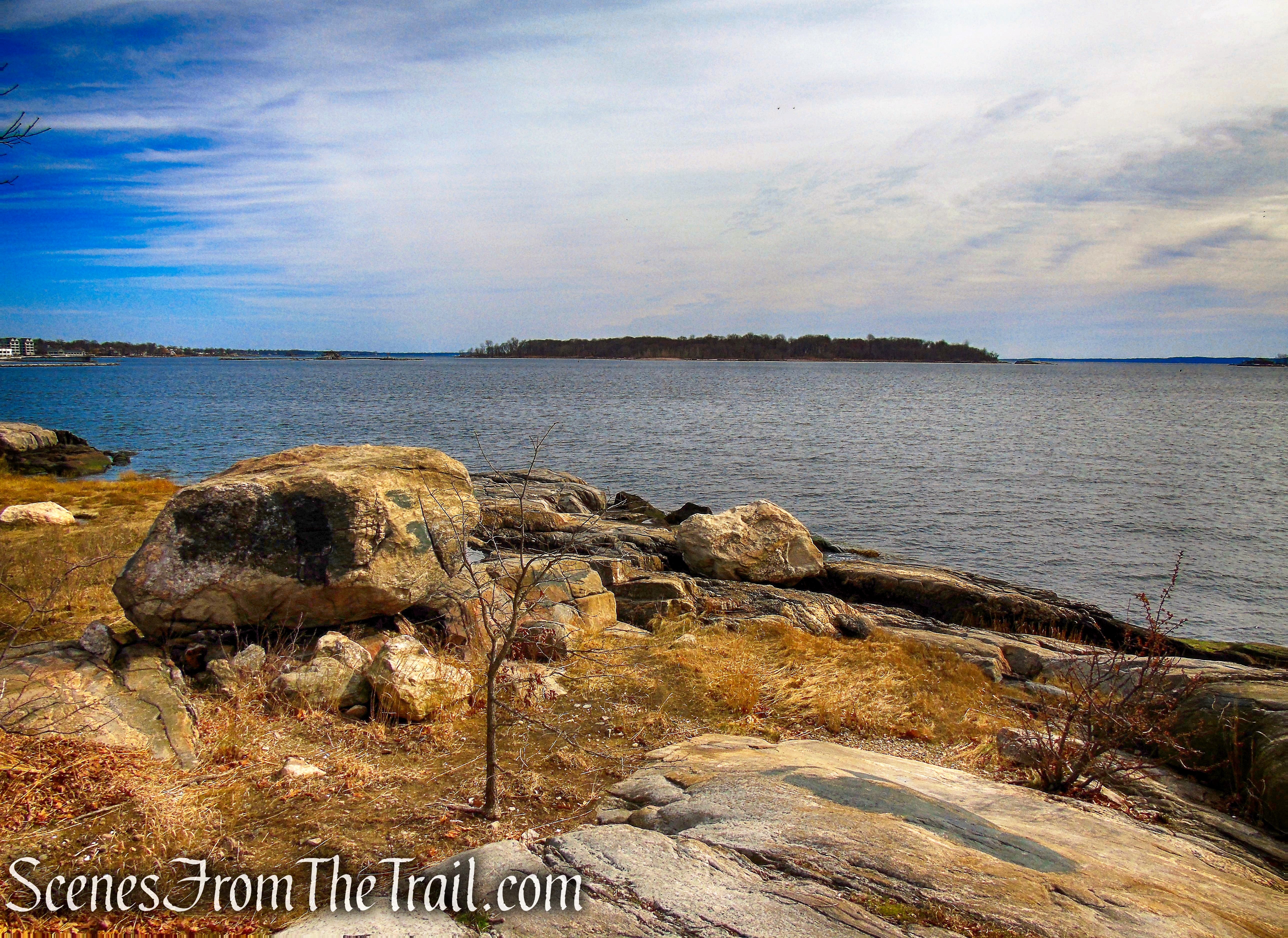 Looking northeast towards Davids Island