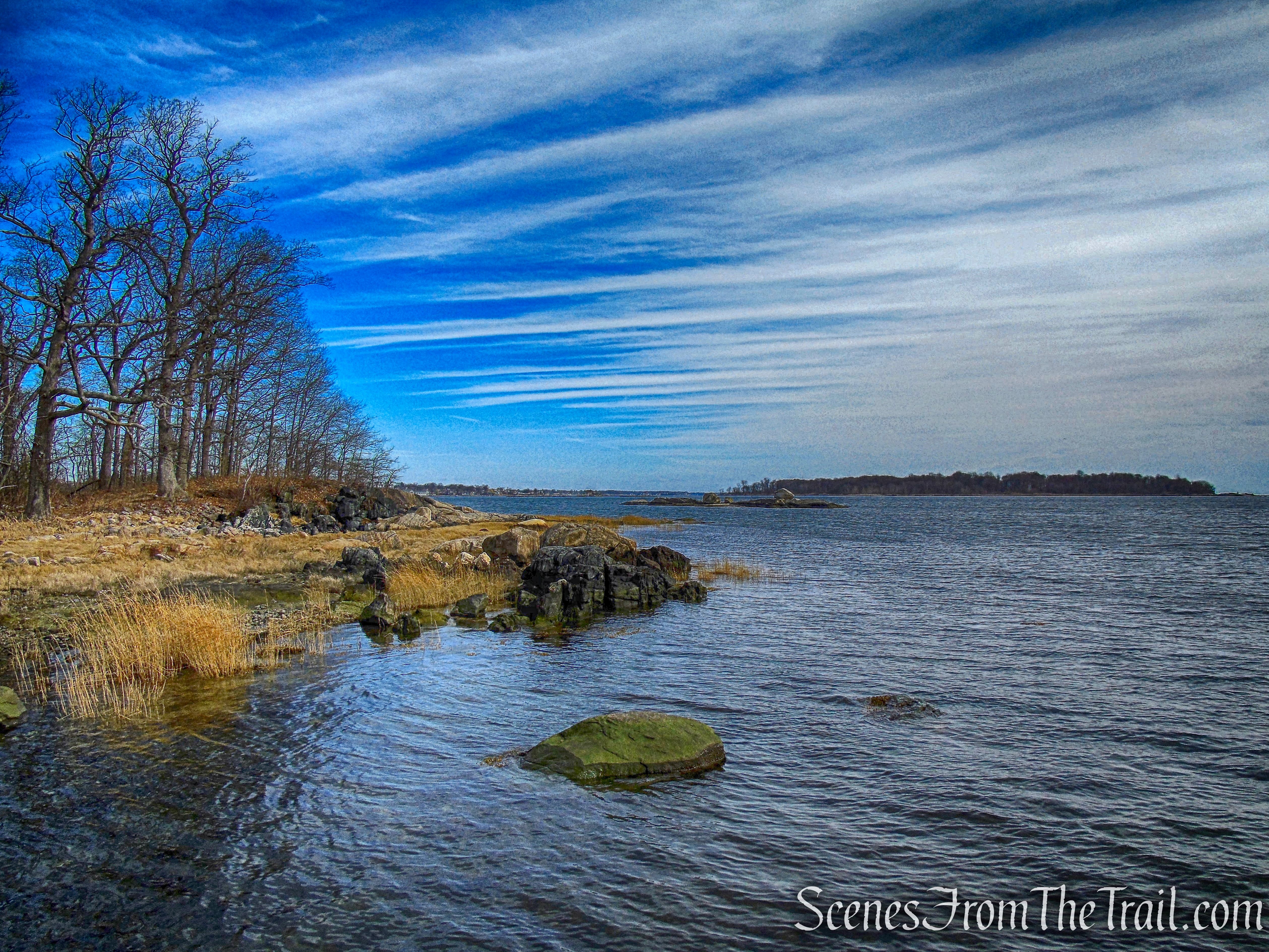 looking northeast towards David's Island