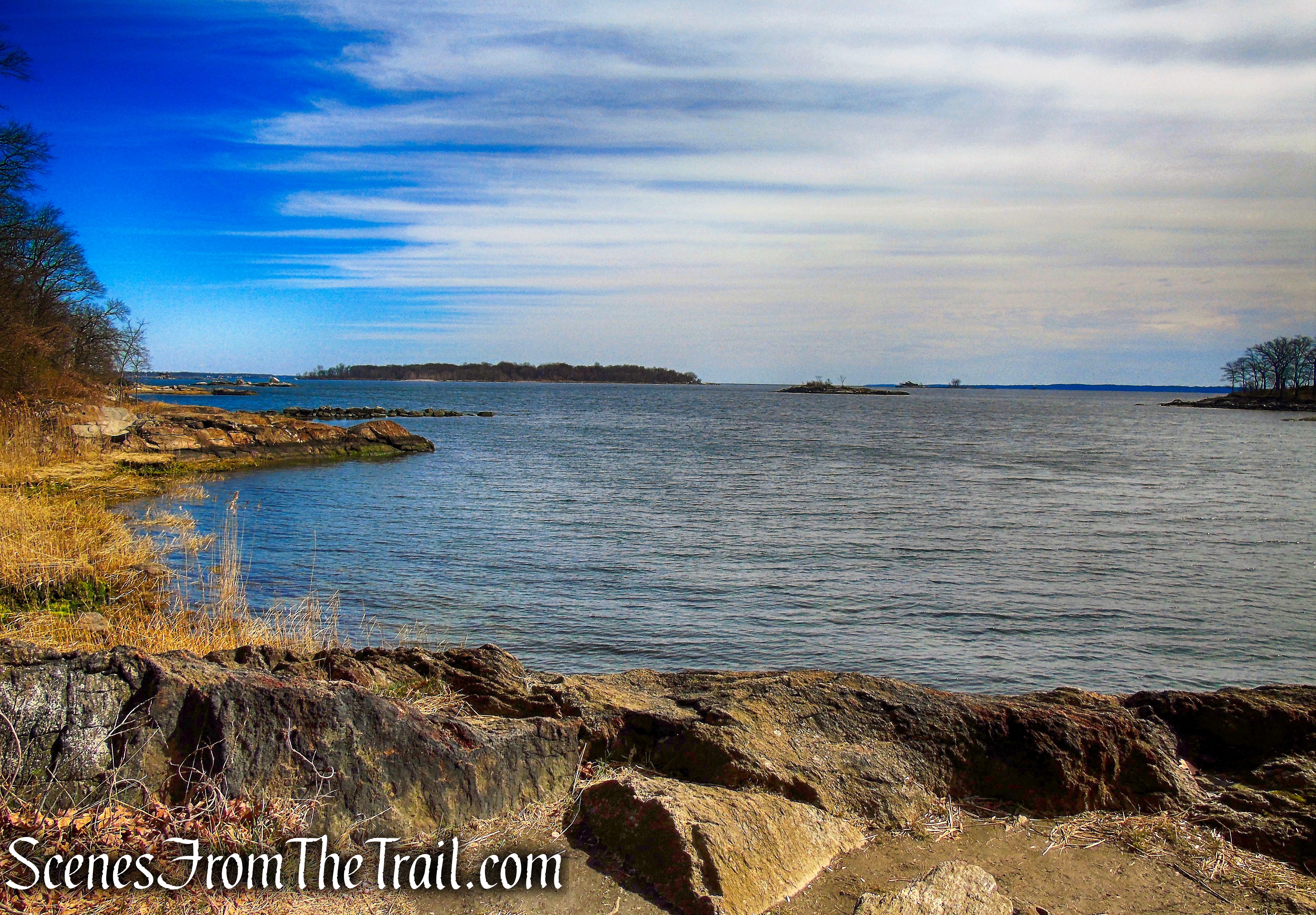 looking north towards David's Island