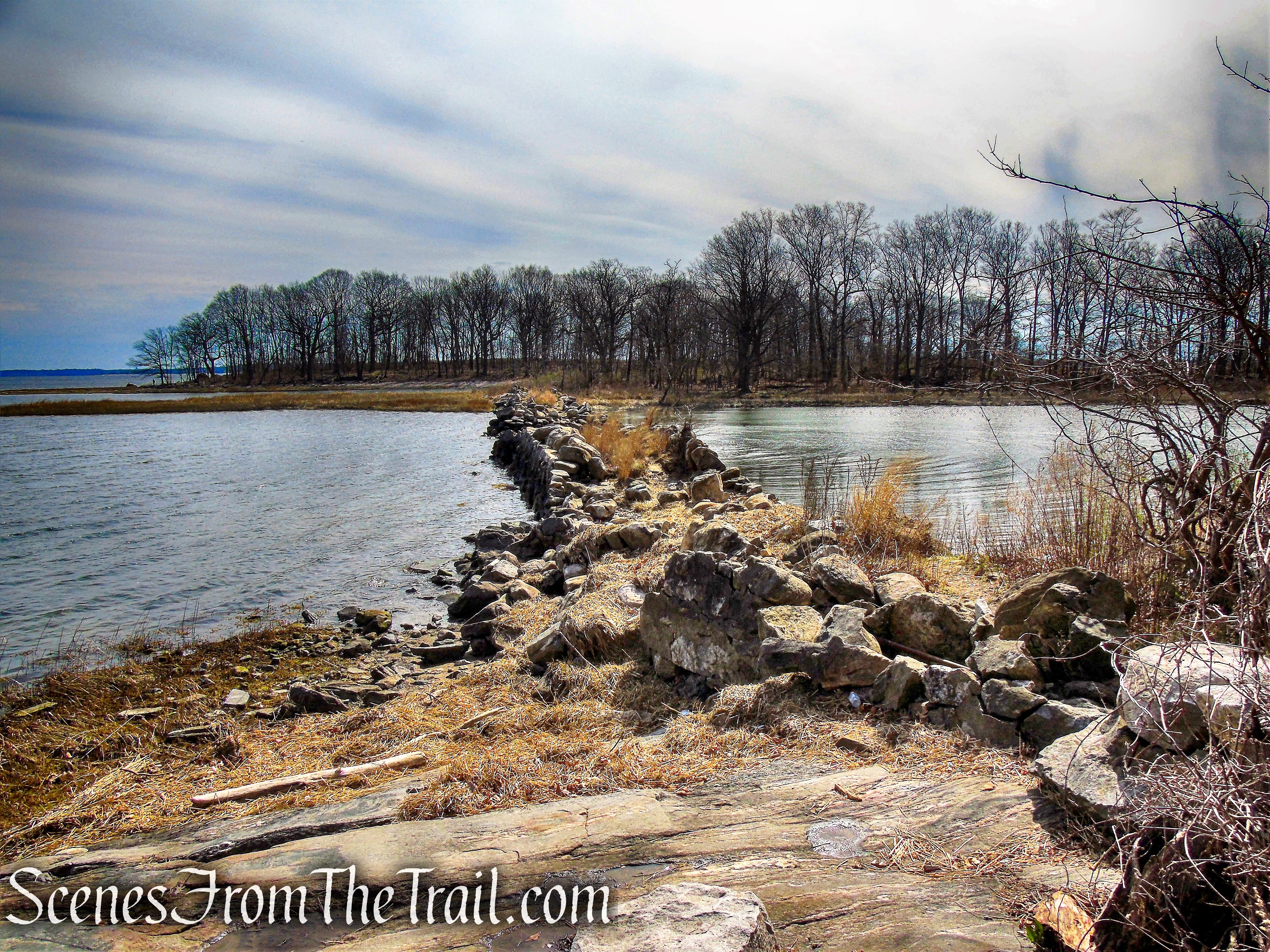 man-made stone bridge ruins - Hunter Island