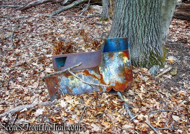 off trail ruins - Taxter Ridge Park Preserve
