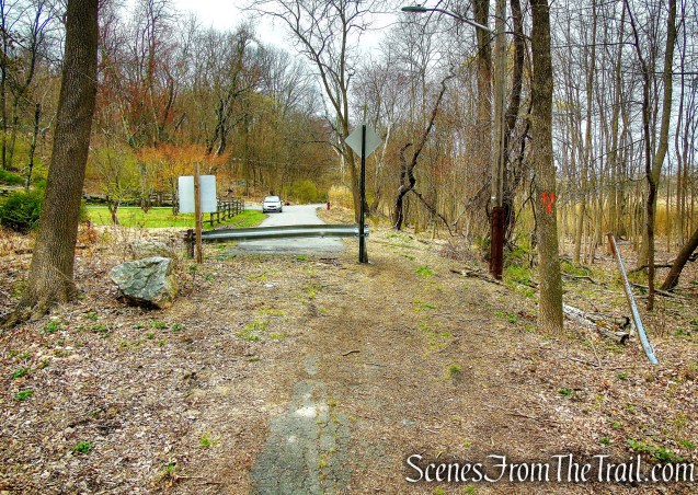 terminus of Orange Trail at Sheldon Ave.