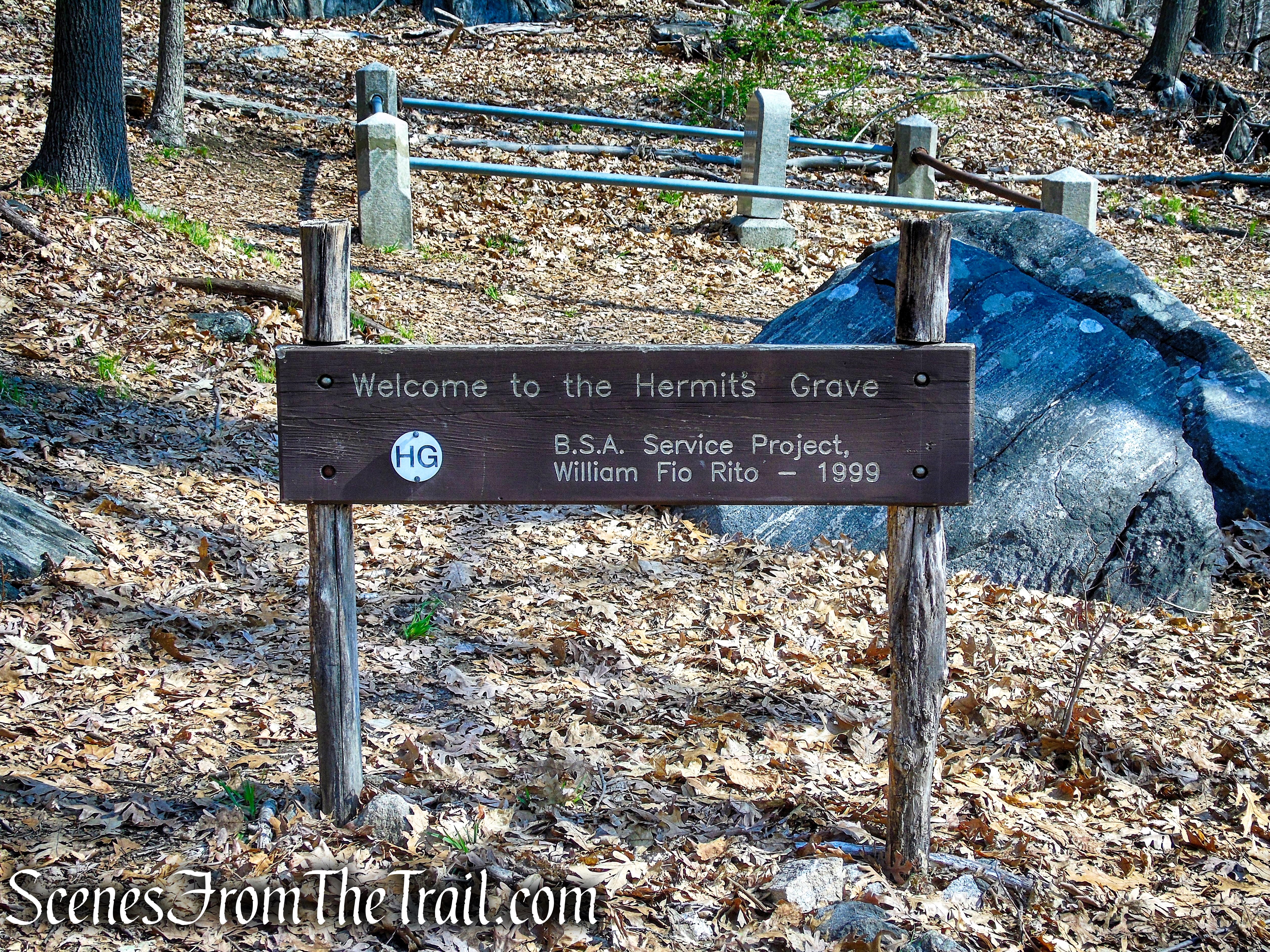 Hermit's Grave - Irvington Woods