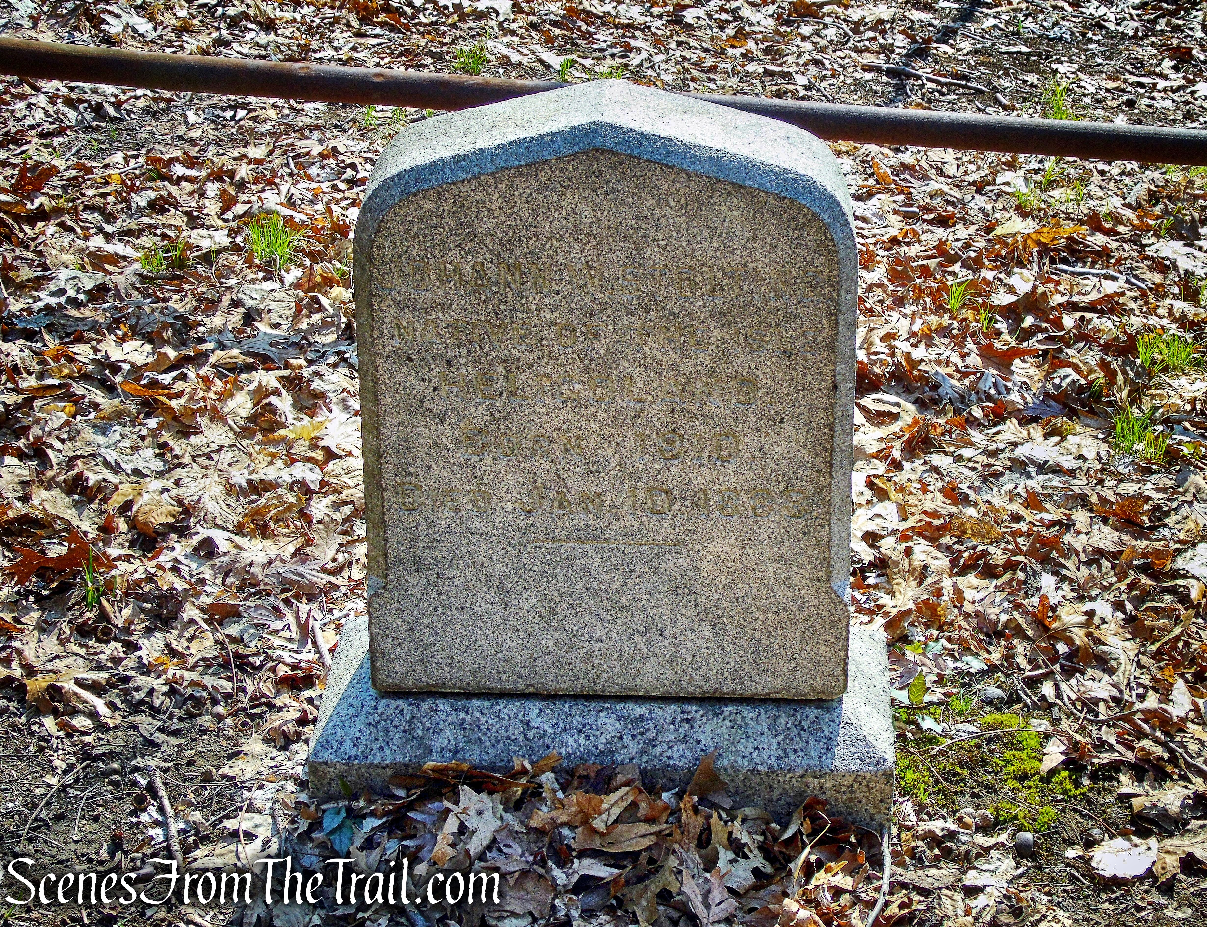 Hermit's Grave - Irvington Woods