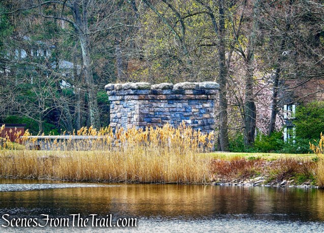 stone gatehouse - Irvington Reservoir