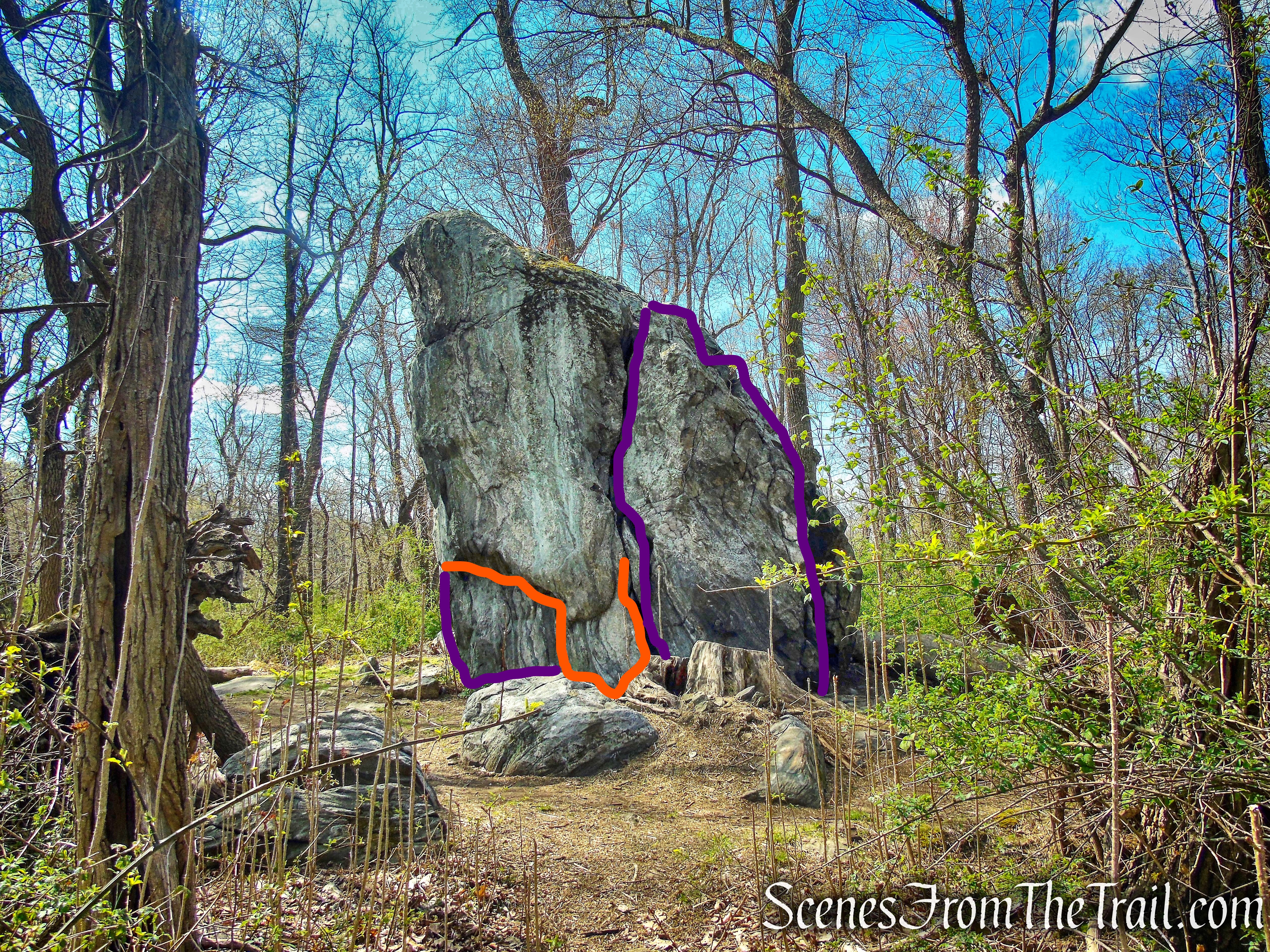Glacial Erratic - Rockefeller State Park Preserve