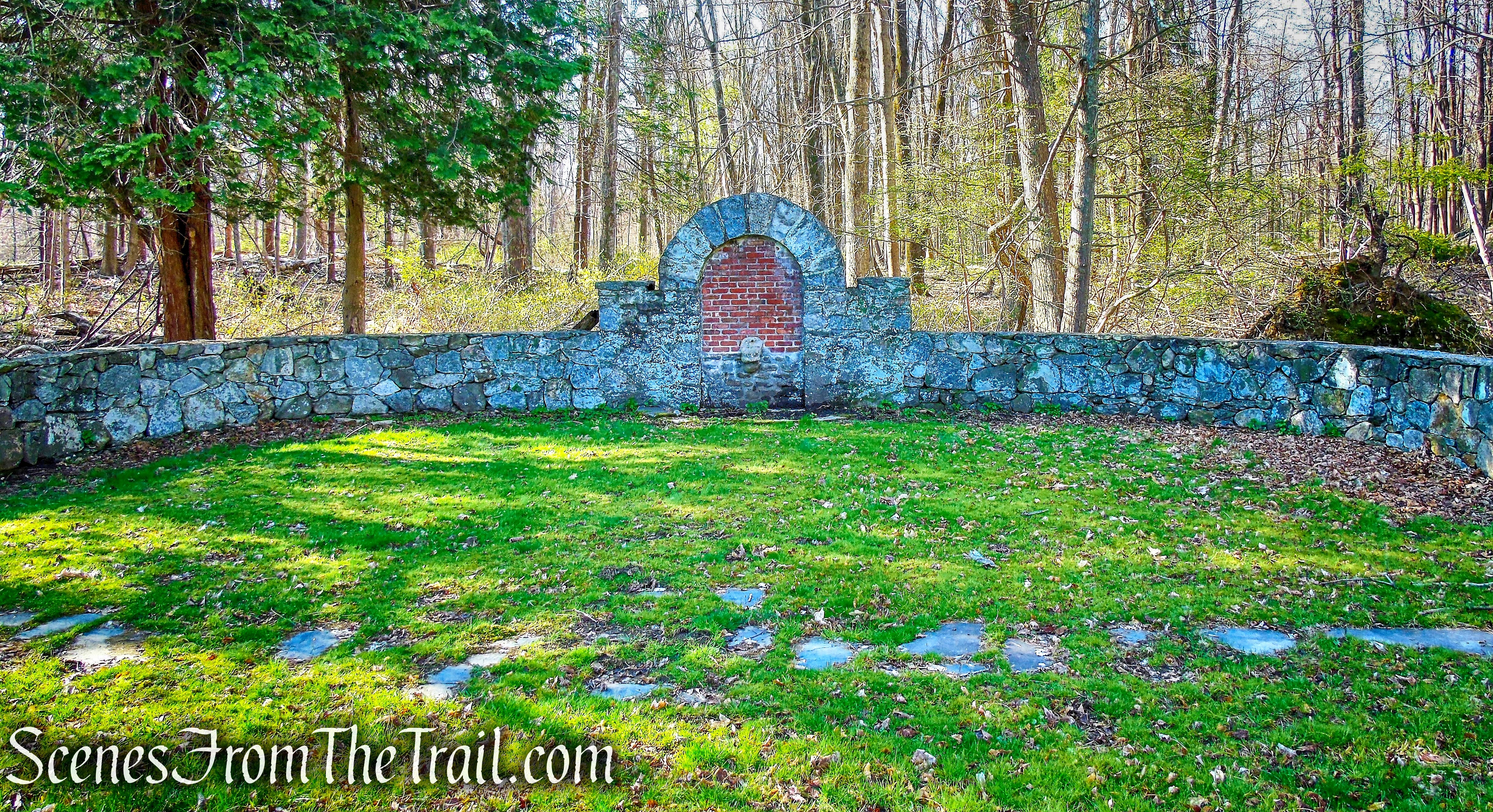 fountain ruins - French Hill Section
