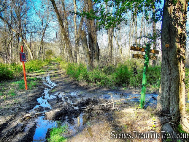turn right on Yellow Connector Trail