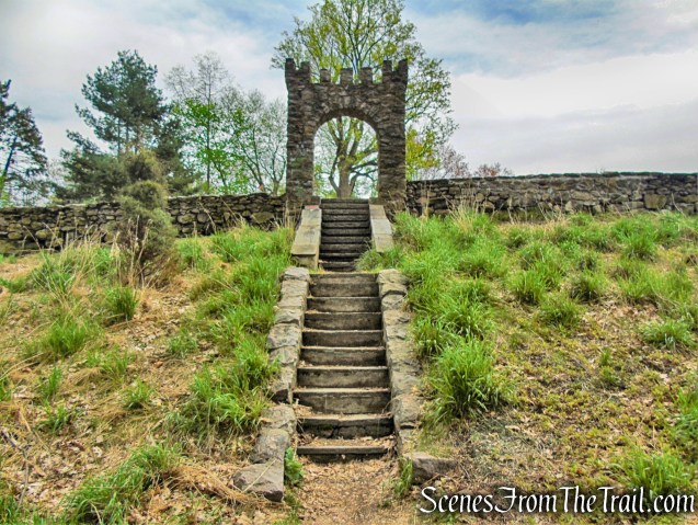 stone staircase - Lenoir Preserve