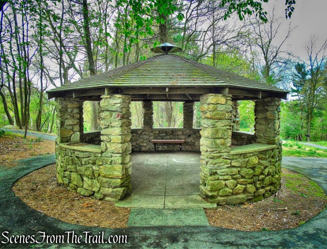 stone gazebo - Lenoir Preserve