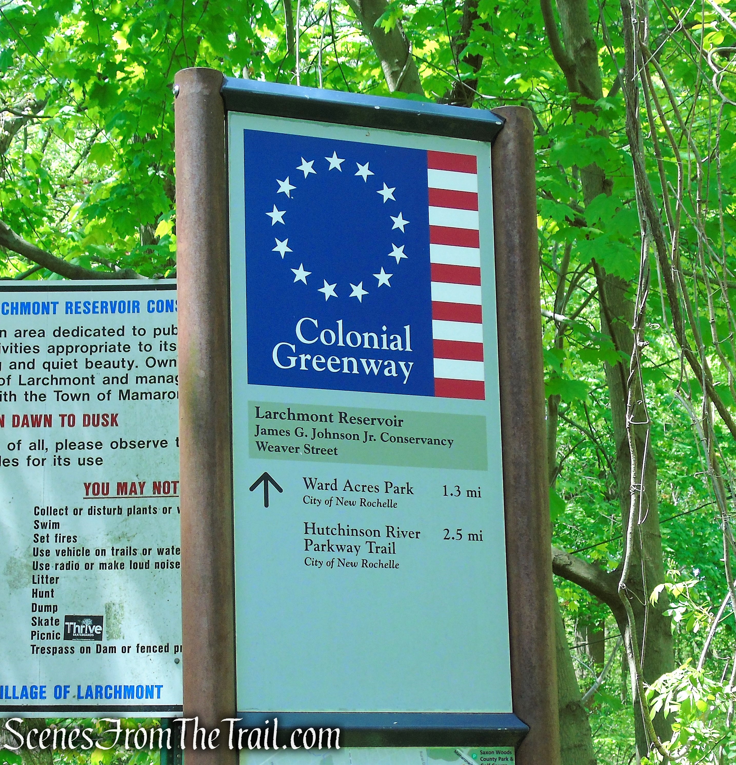 Colonial Greenway - Larchmont Reservoir
