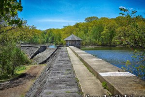 Sheldrake Lake dam - Larchmont Reservoir