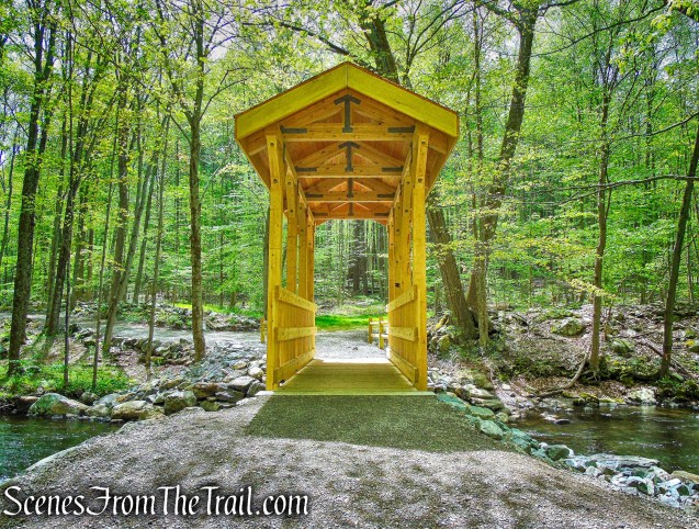 cross the bridge over the river