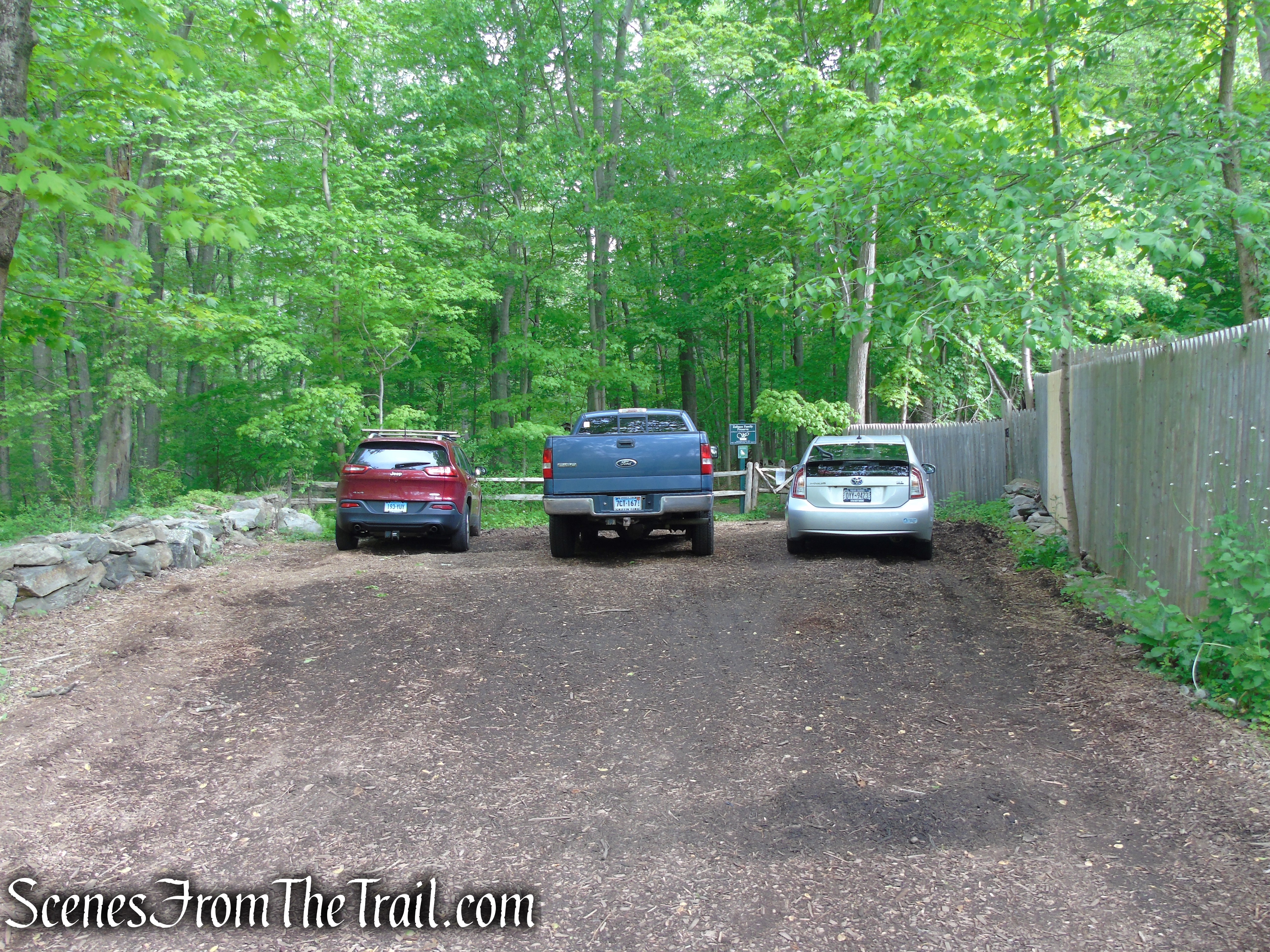 Upper Shad Road parking lot
