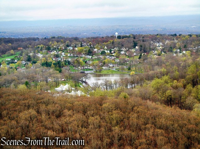 Mirror Lake and Hubbard Park from South Mountain