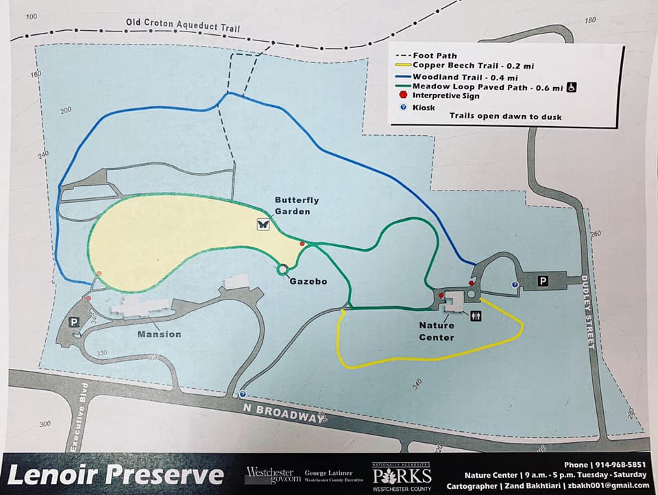 Lenoir Nature Preserve Map