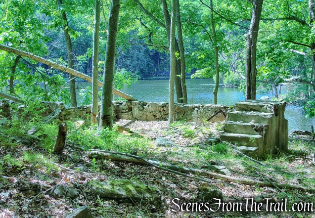 ruins at Blue Lake - Salt Hill State Forest