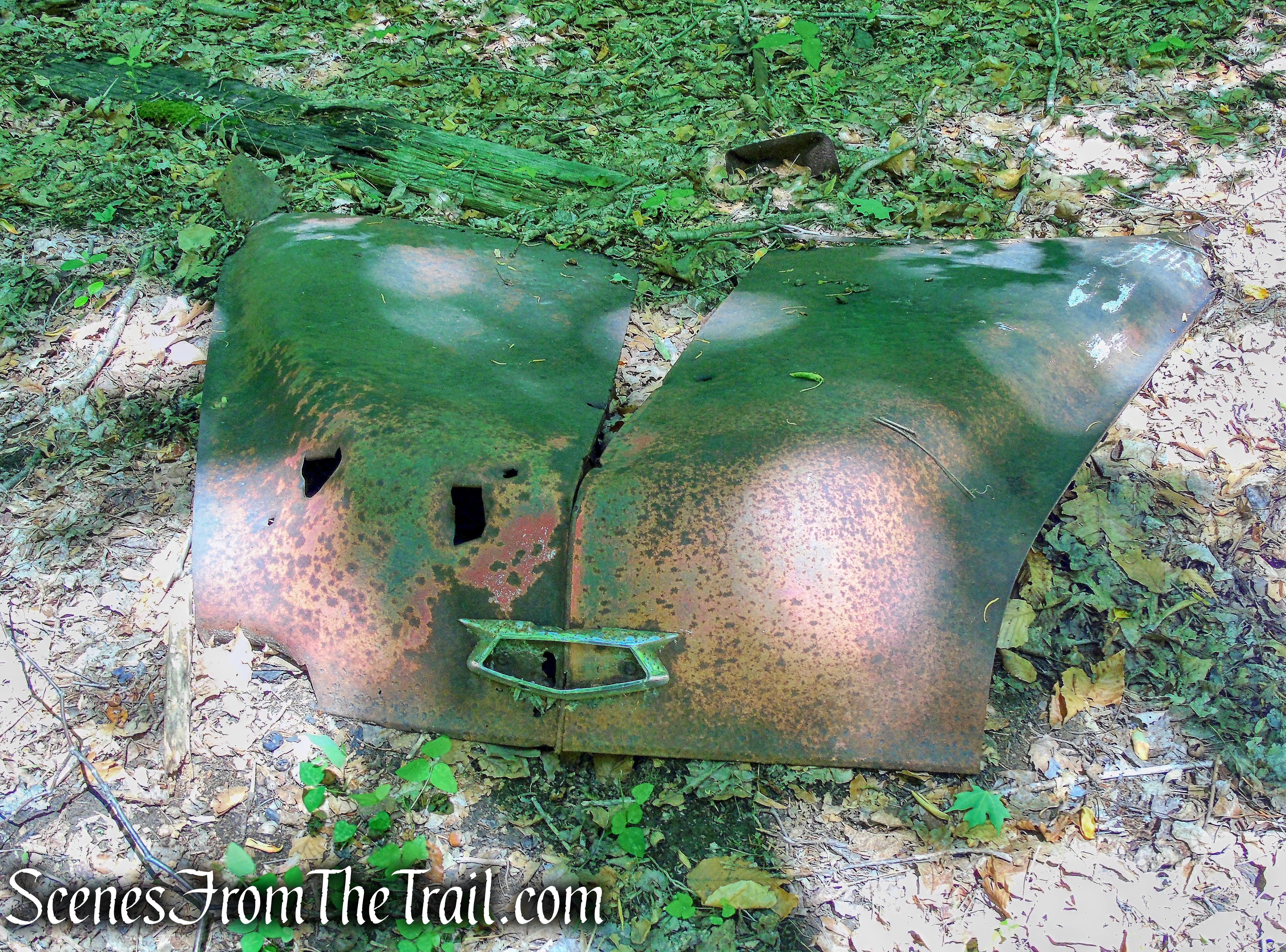 truck hood - Salt Hill State Forest