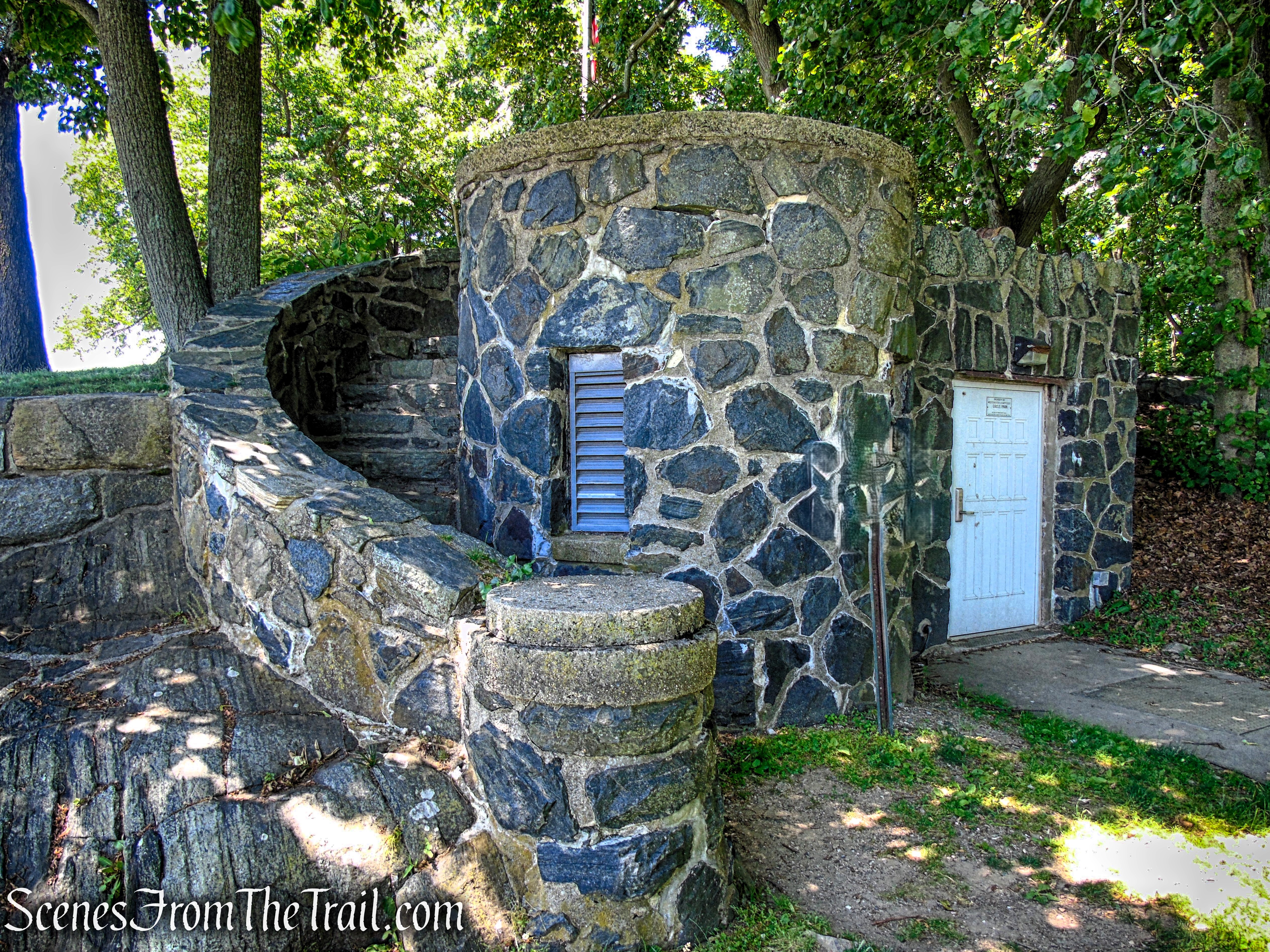 stone structure - Larchmont Manor Park