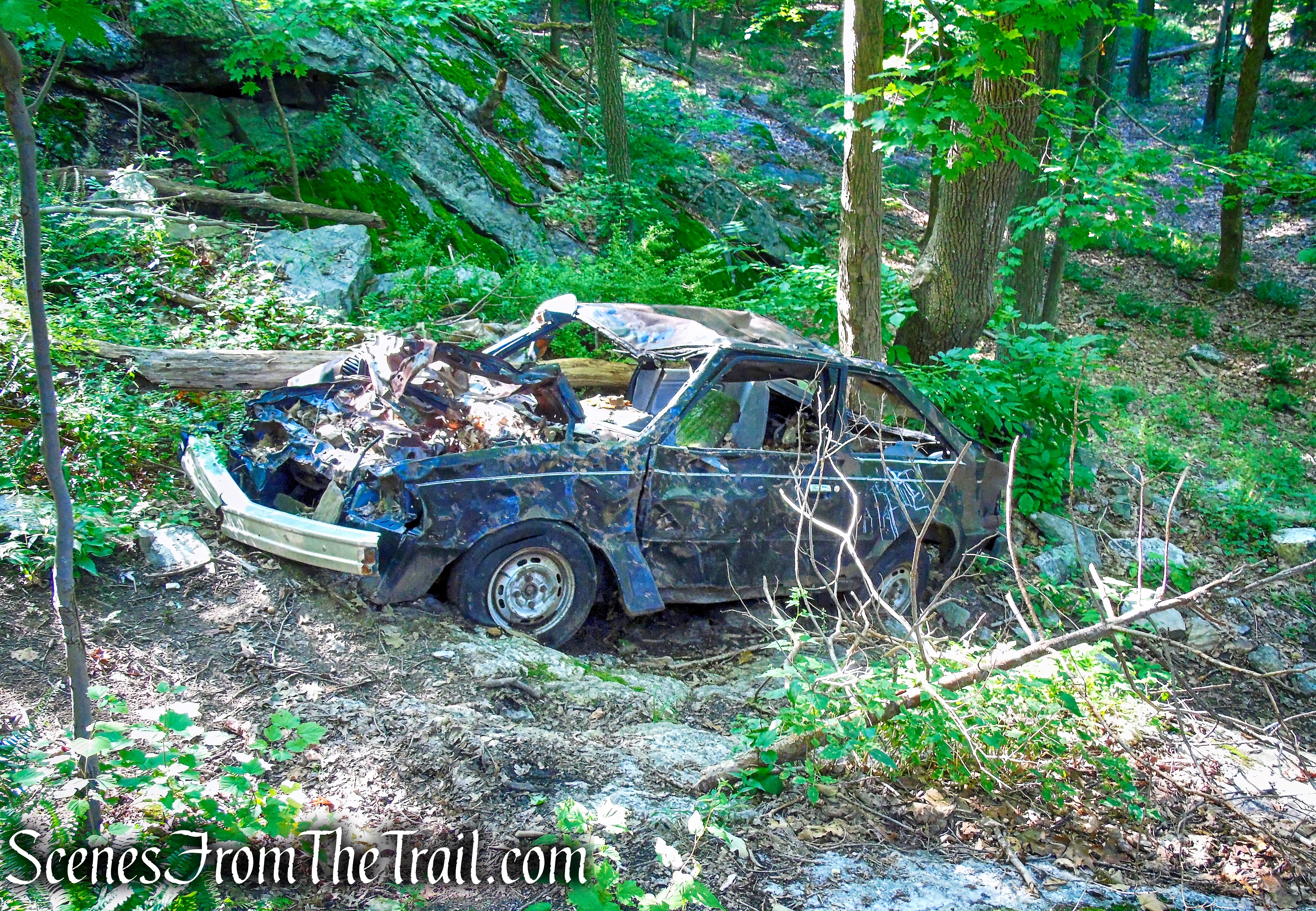 car wreck - Little-Laurel Lime Ridge Park