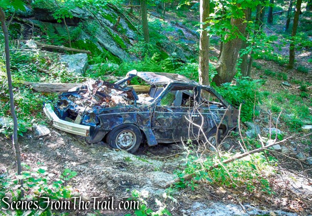 car wreck - Little-Laurel Lime Ridge Park