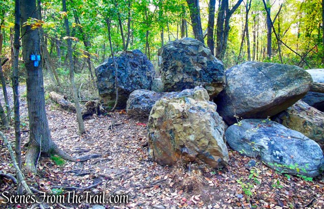 terminus of Island Bridges Trail