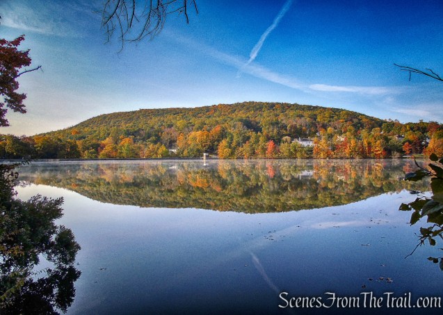 view of High Mountain from Accessible Trail - Franklin Lakes Nature Preserve