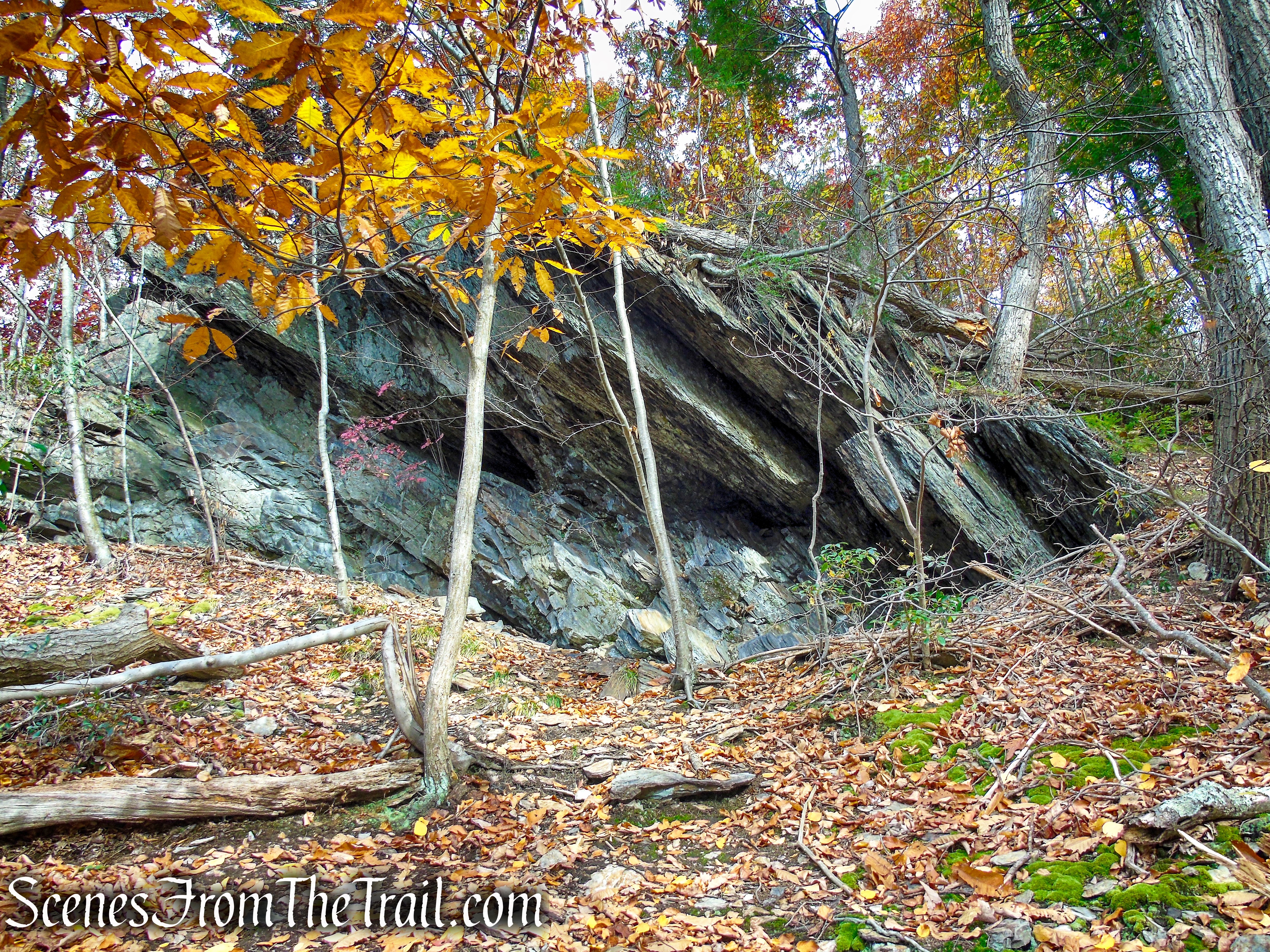 rock overhang - Appalachian Access Trail