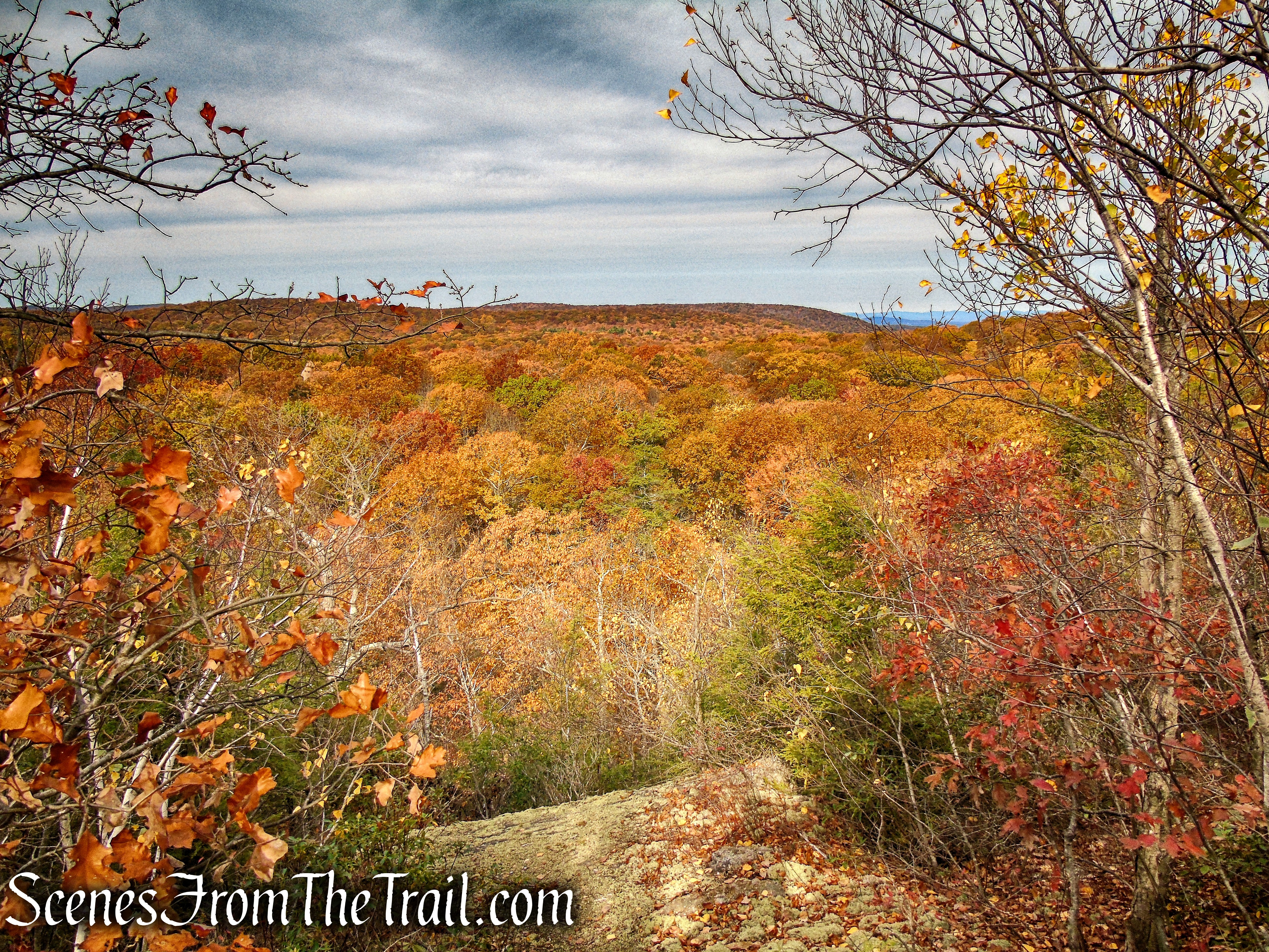view west from Appalachian Trail - Fahnestock State Park