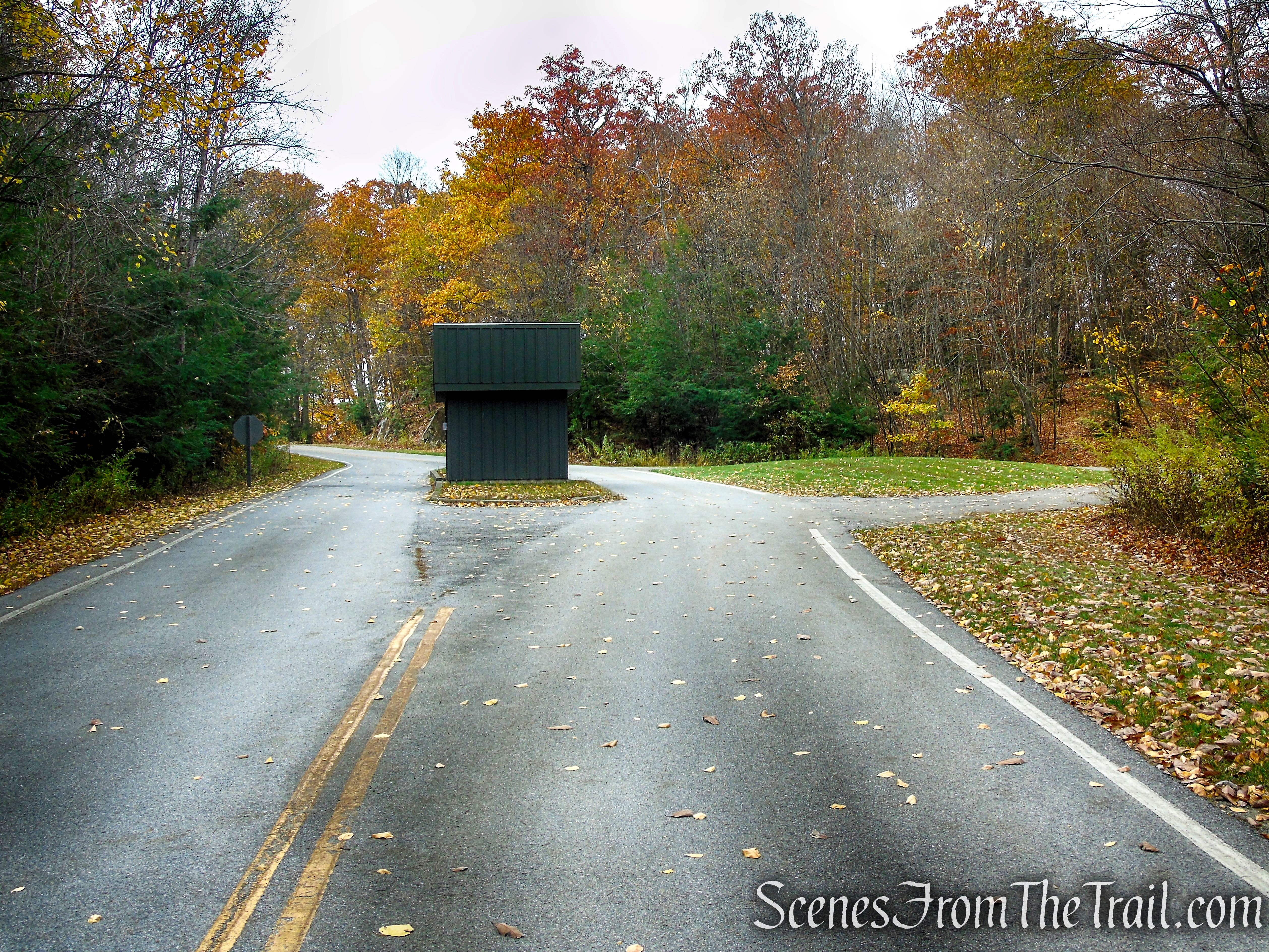 Canopus Lake Beach Entrance Road - Fahnestock State Park