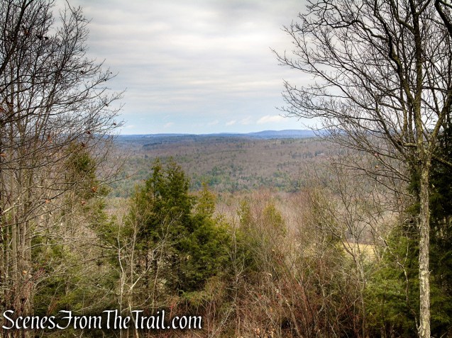 North Summit view from bench - Prospect Mountain Preserve