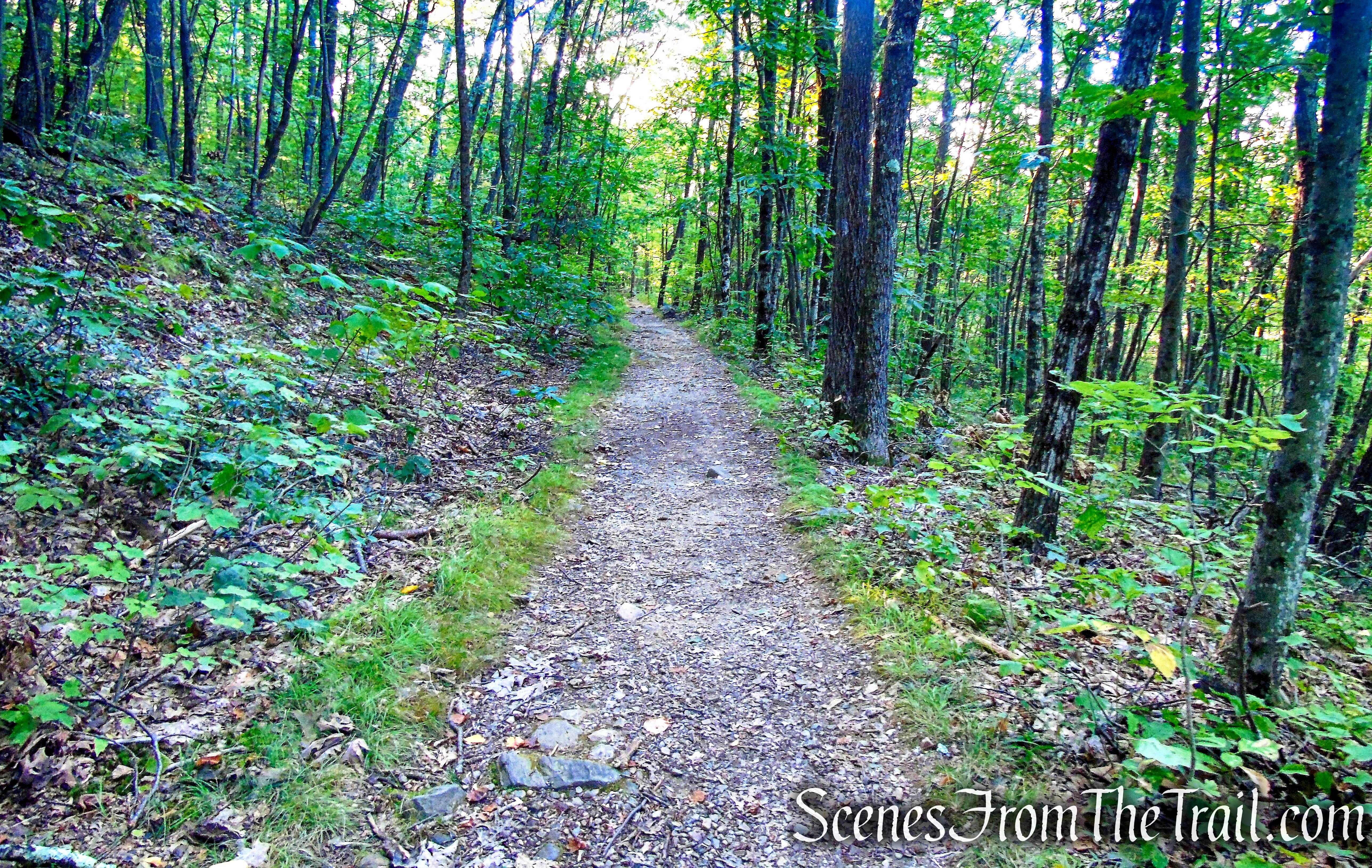 connector trail - Haystack Mountain State Park
