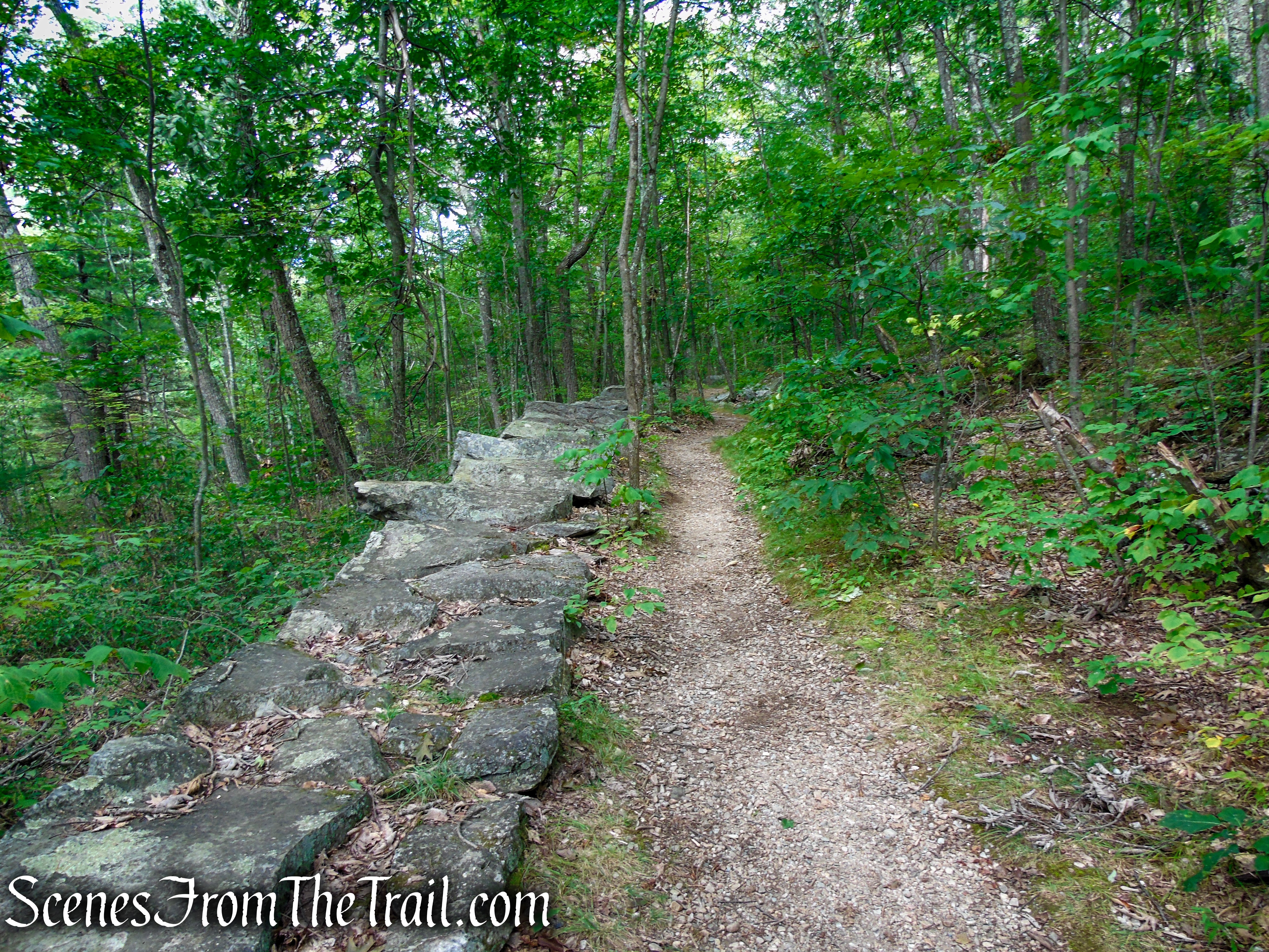connector trail - Haystack Mountain State Park
