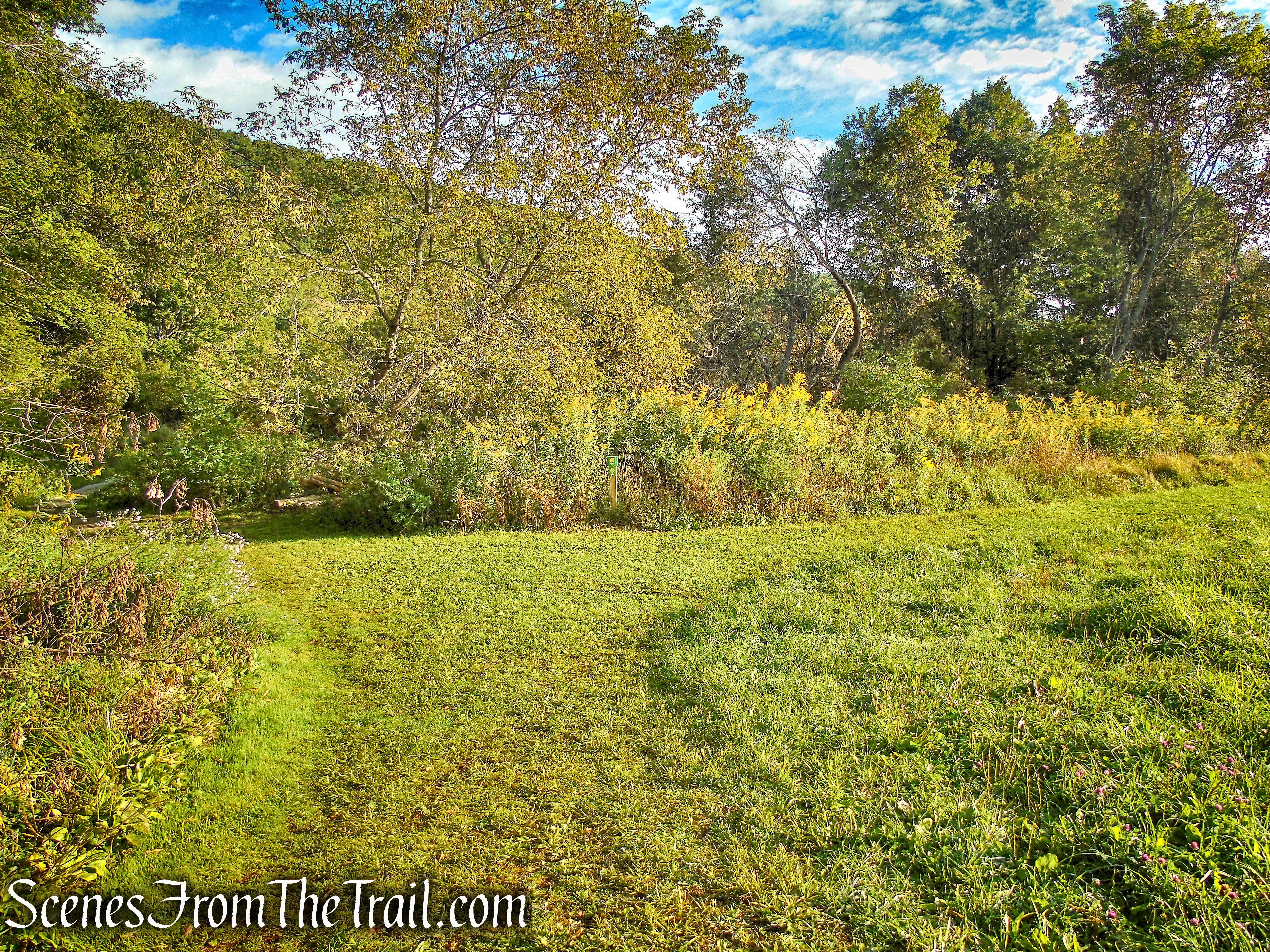 turn left to stay on Meeker Trail