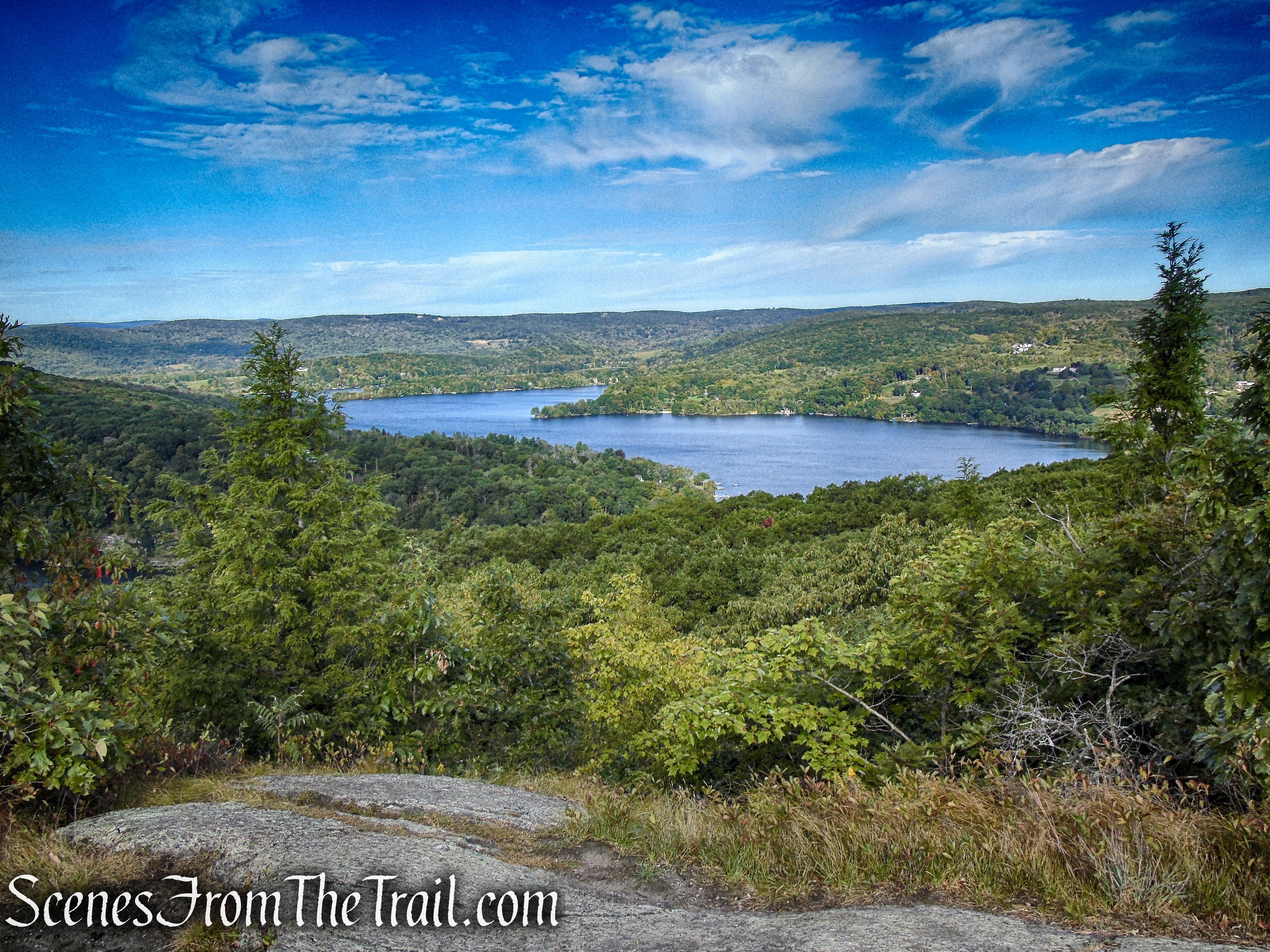 Lake Waramaug from Waramaug’s Rock