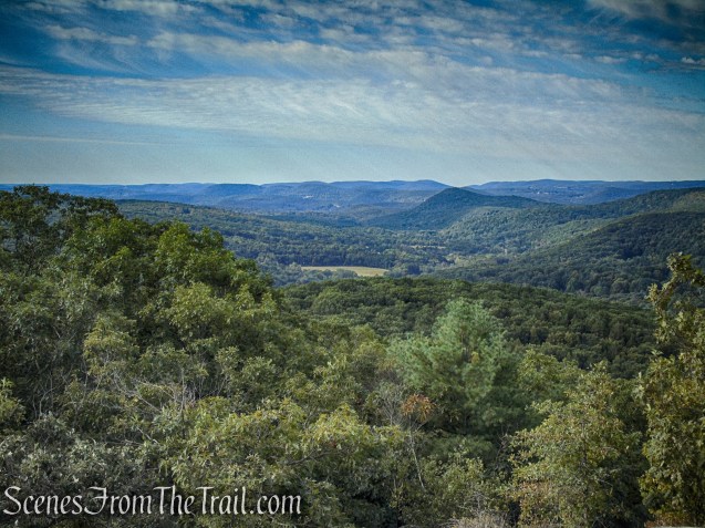 view southwest from Waramaug’s Rock