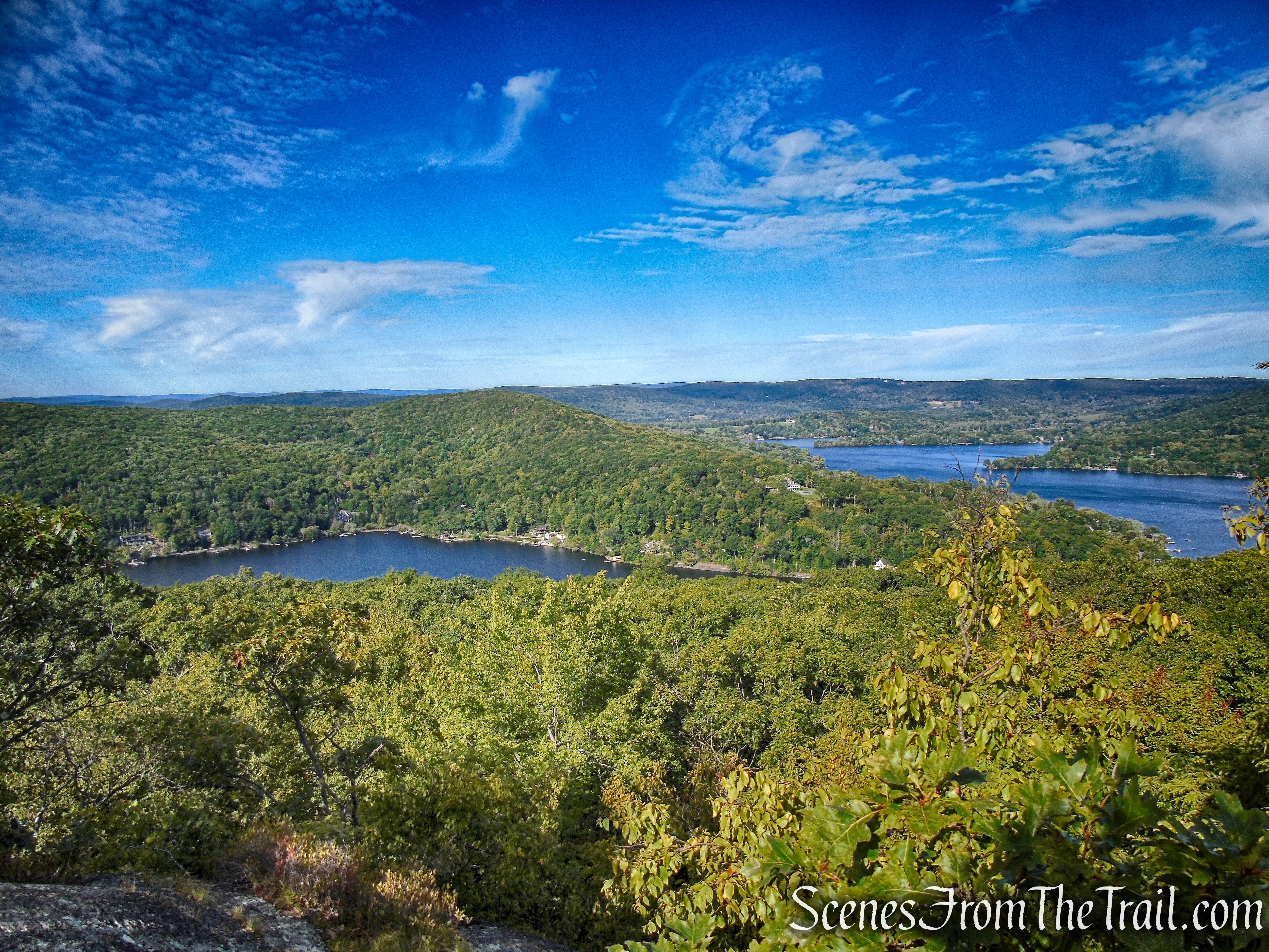 Lake Waramaug from Waramaug’s Rock