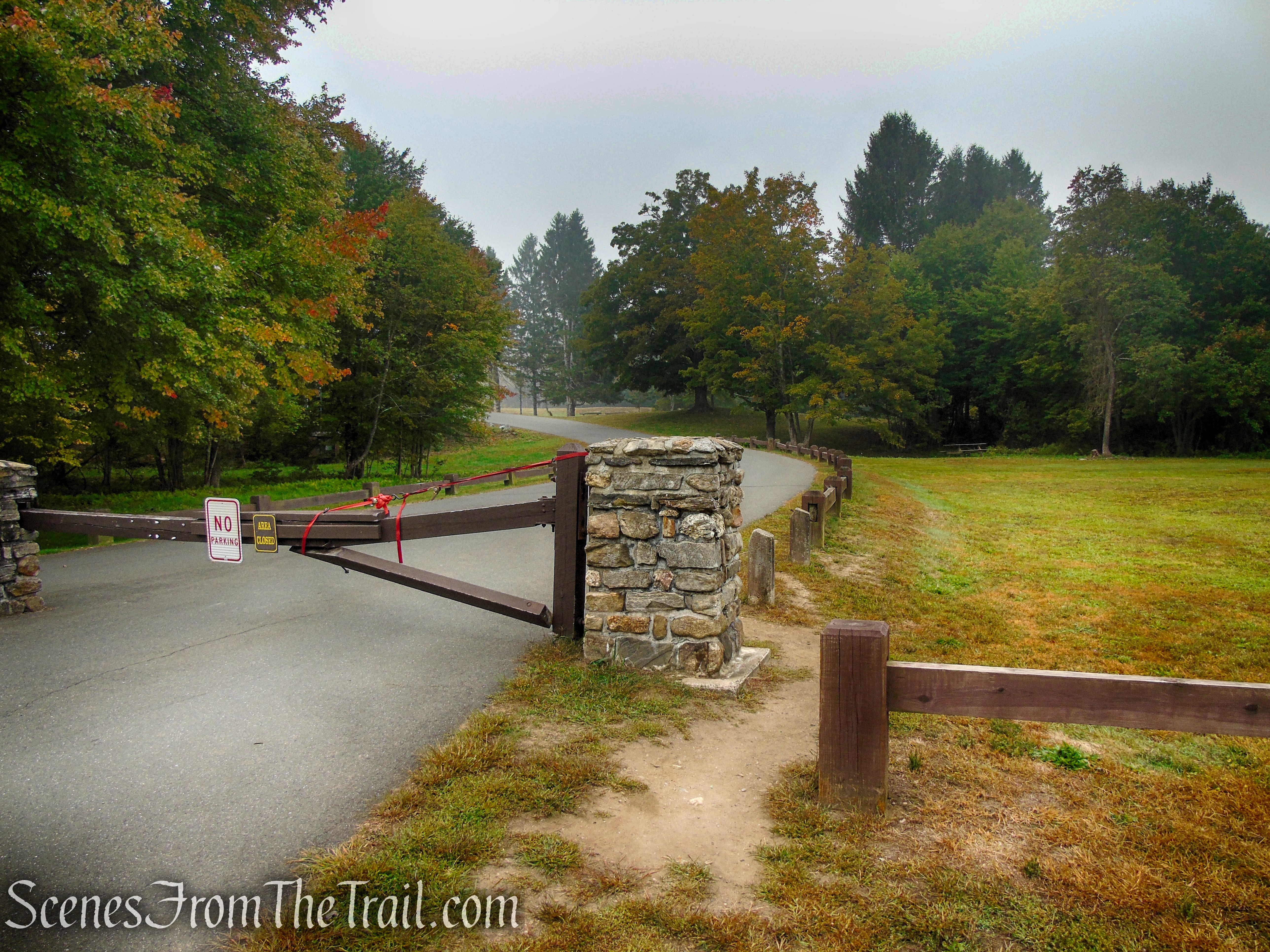 paved park road - Black Rock State Park